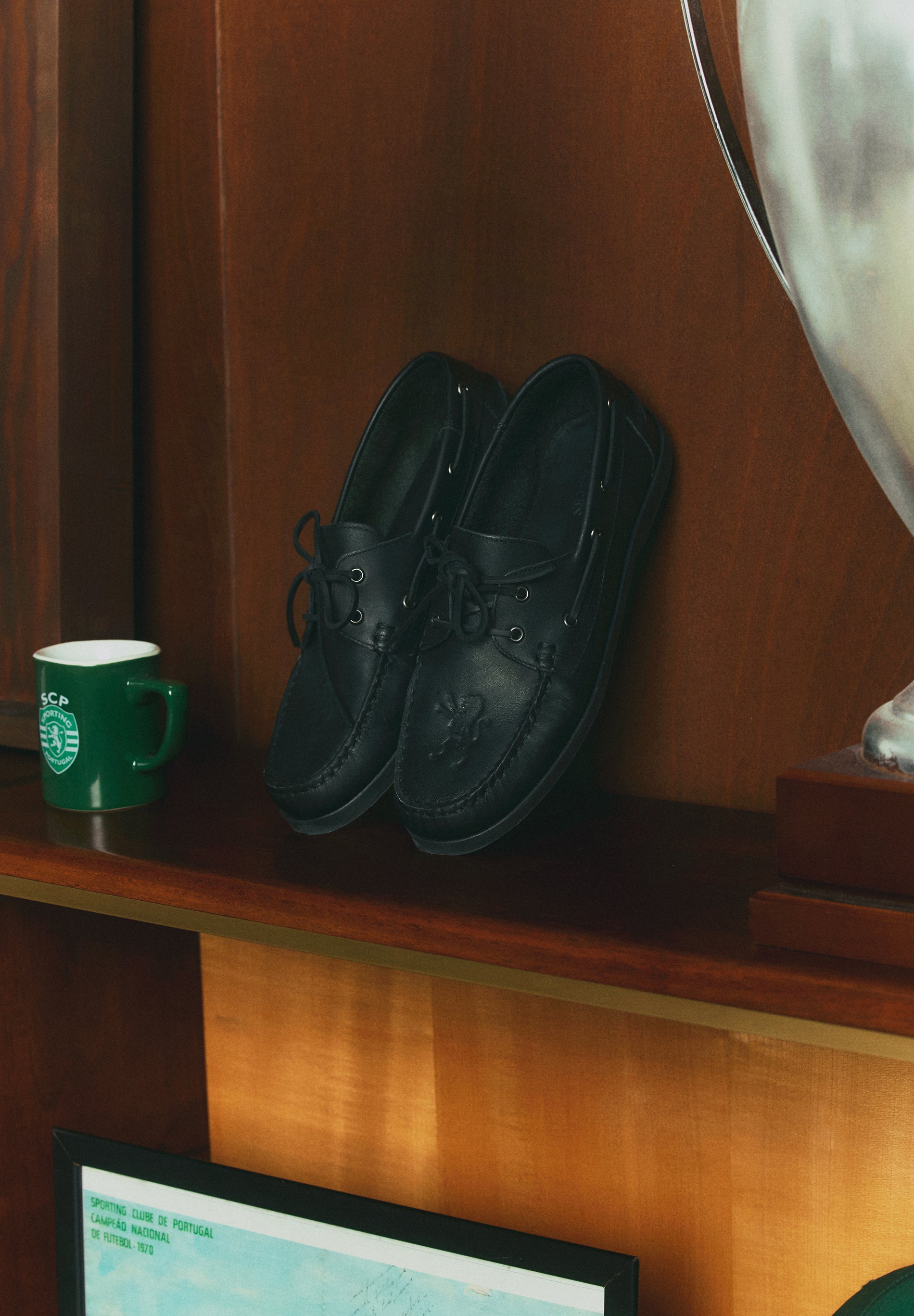 ZAPATO NAÚTICO DE PIEL SCALPERS X SPORTING CP