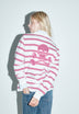SUDADERA HALF-ZIP RAYAS