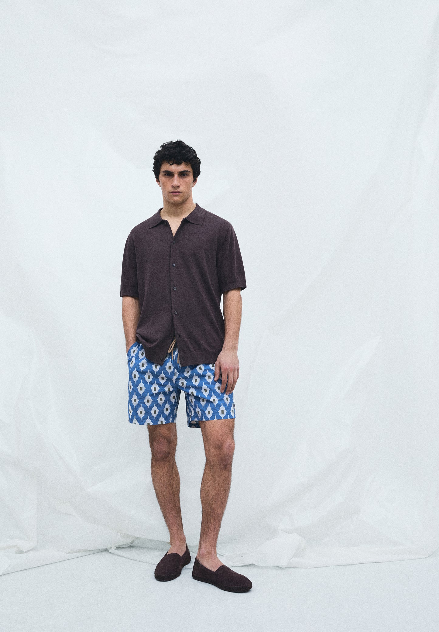 BAÑADOR ESTAMPADO GEOMÉTRICO