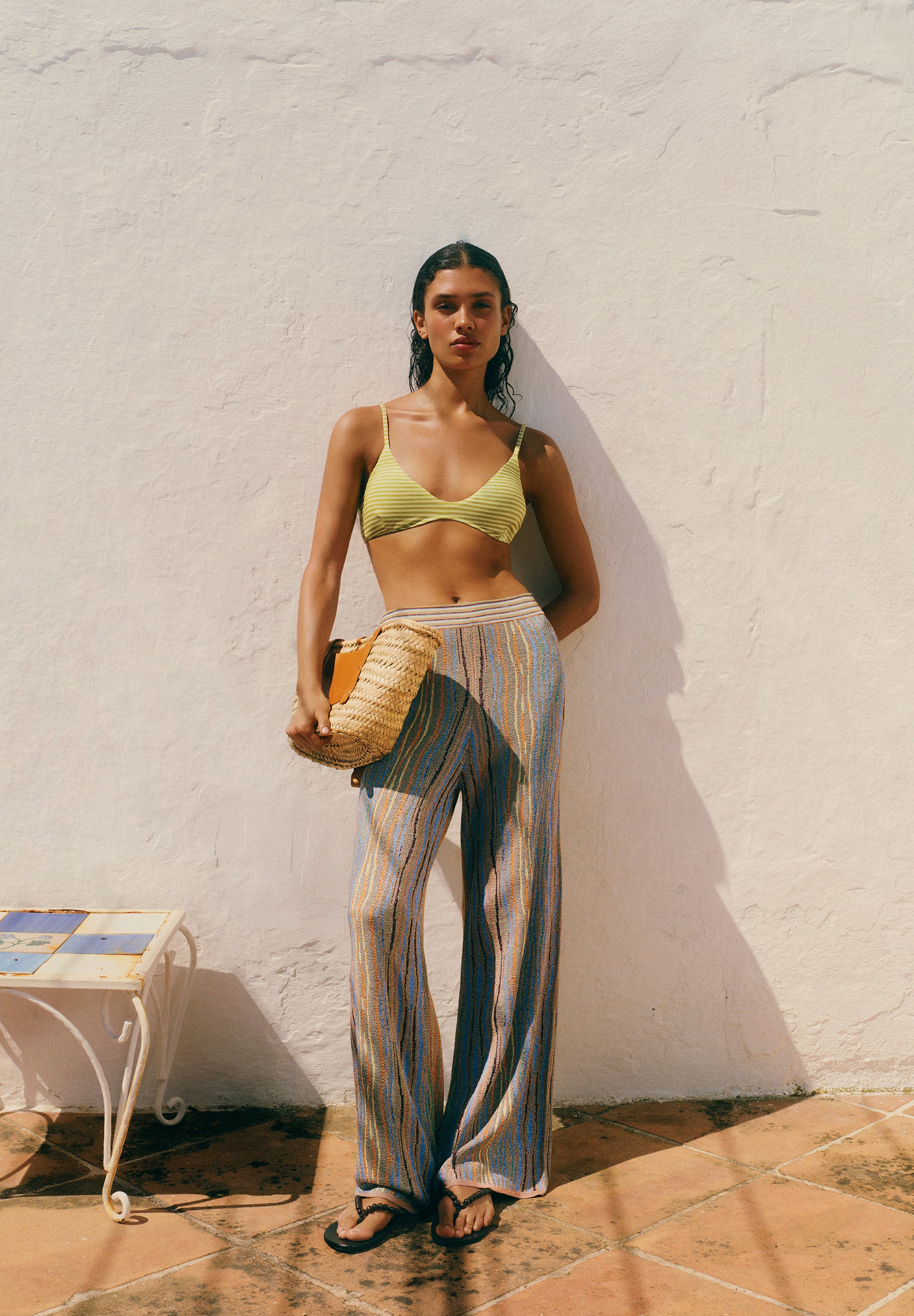 PANTALÓN PUNTO MULTICOLOR