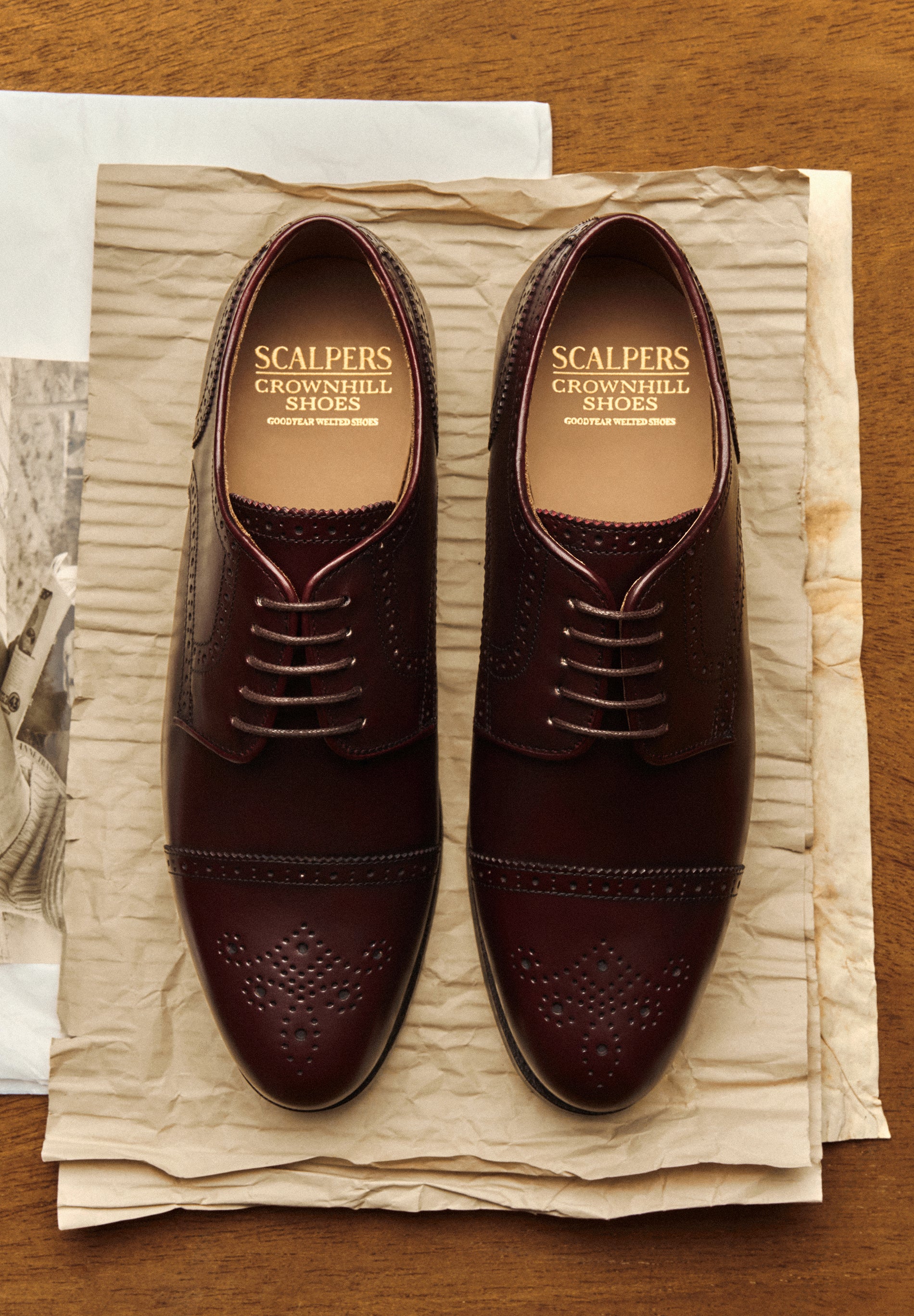 ZAPATOS DERBY BROGUE CUERO