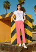 PANTALÓN FLARE BICOLOR