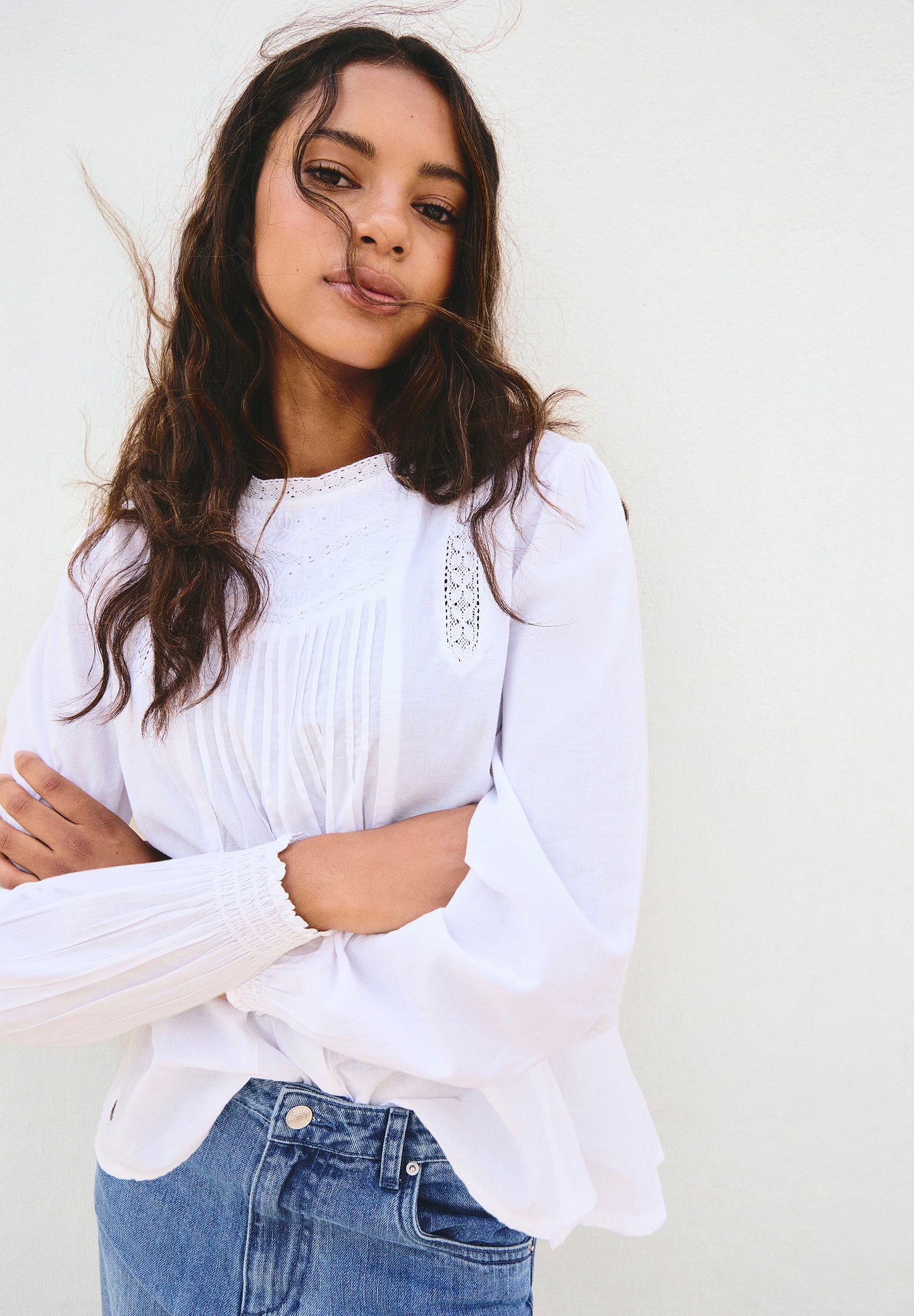 BLUSA MOTIVOS ENCAJE