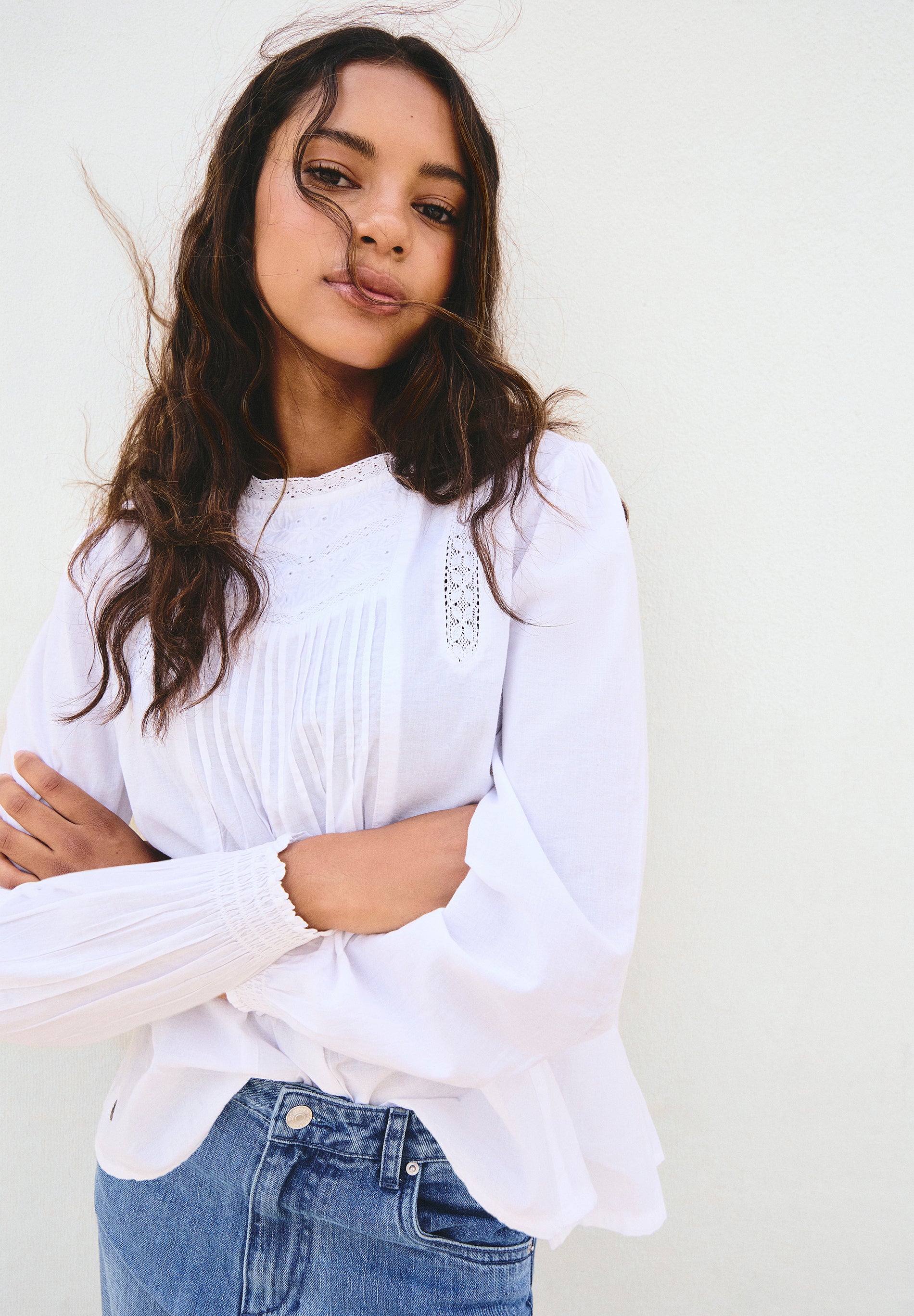 BLUSA MOTIVOS ENCAJE