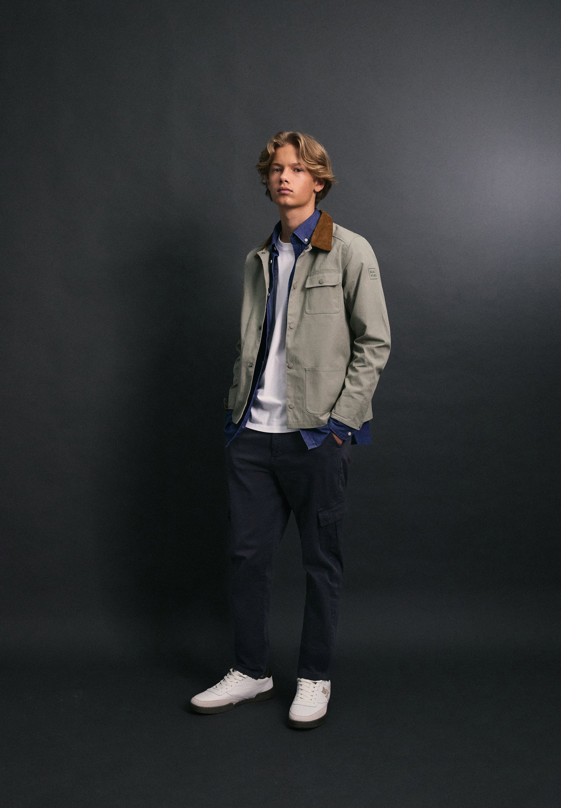 CHAQUETA CUELLO CAMISERO