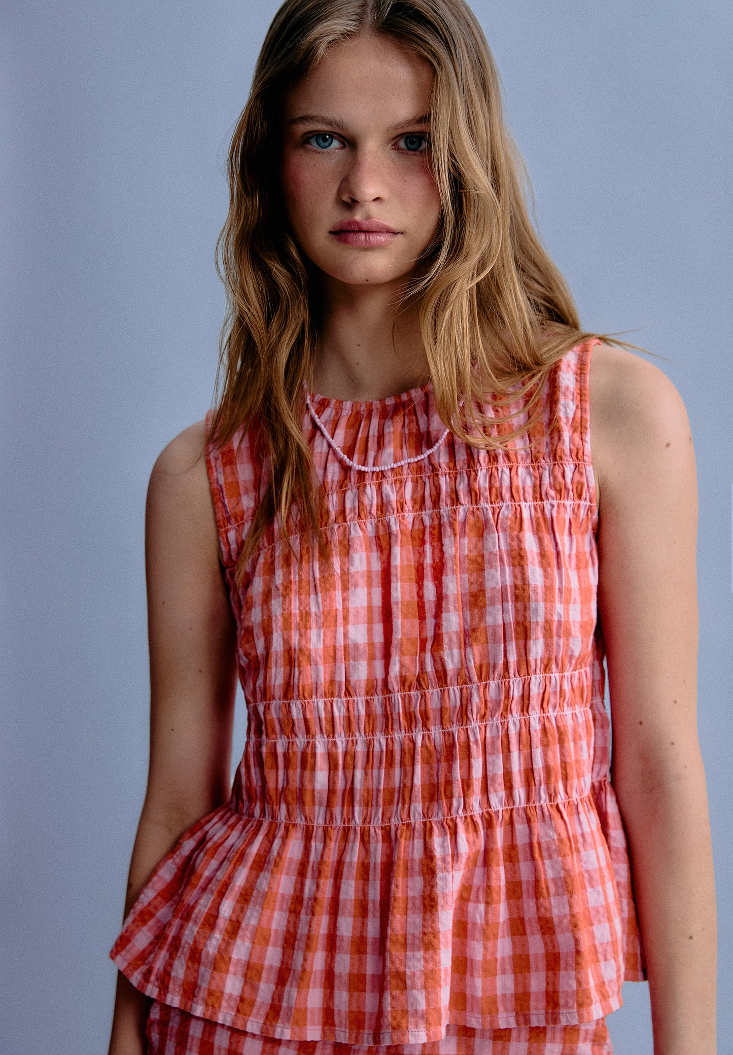 TOP ESTAMPADO VICHY