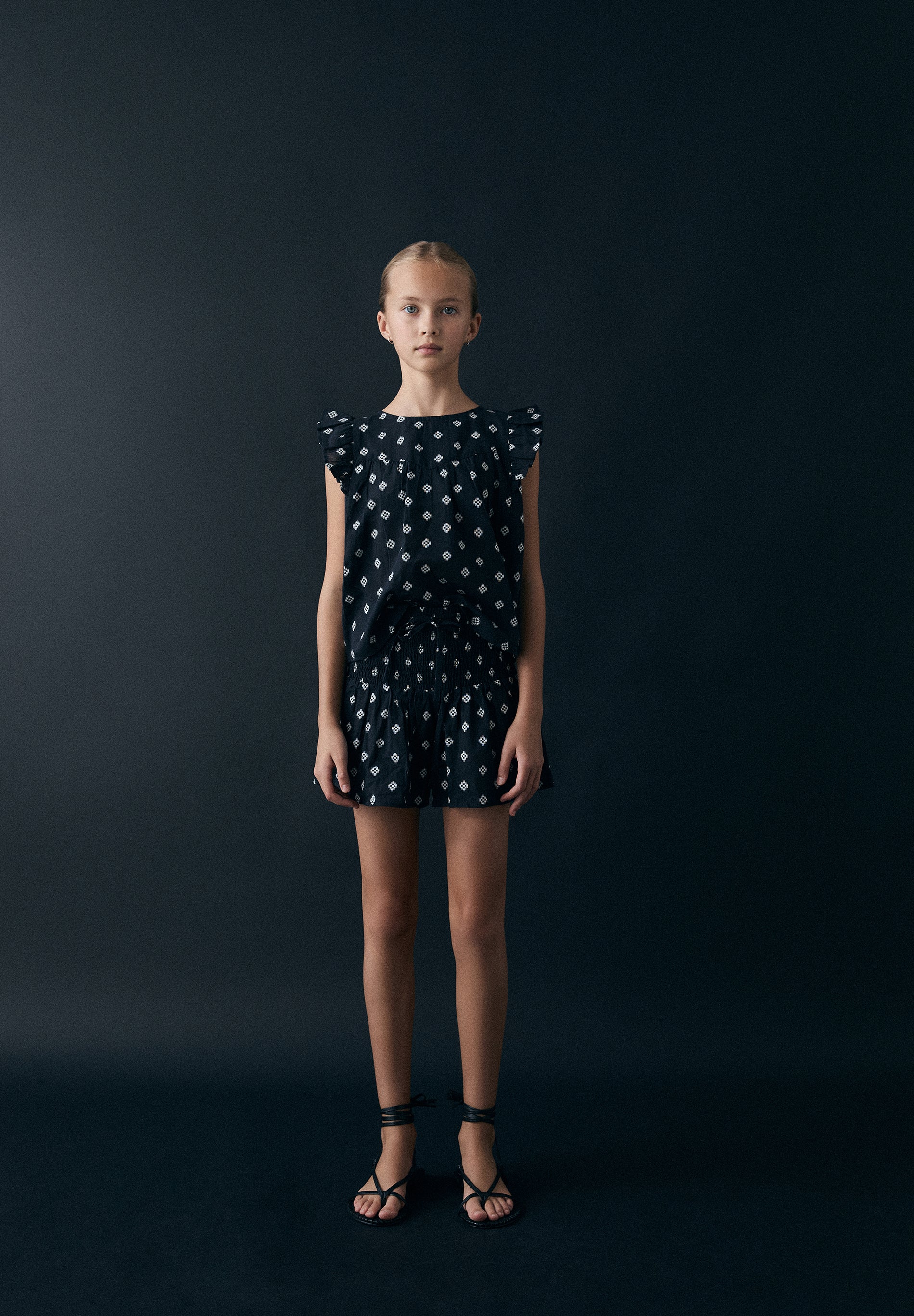 BLUSA JACQUARD MANGA SISA