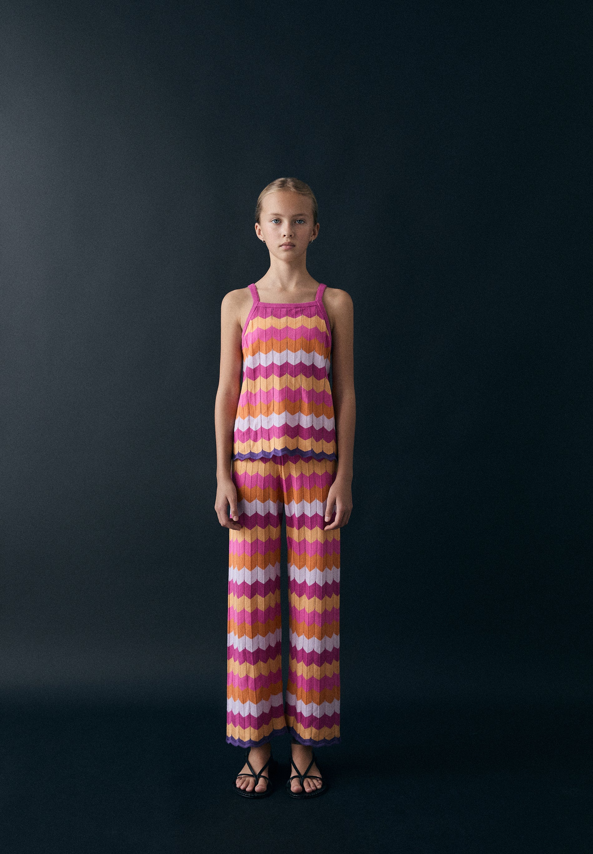 TOP PUNTO MULTICOLOR