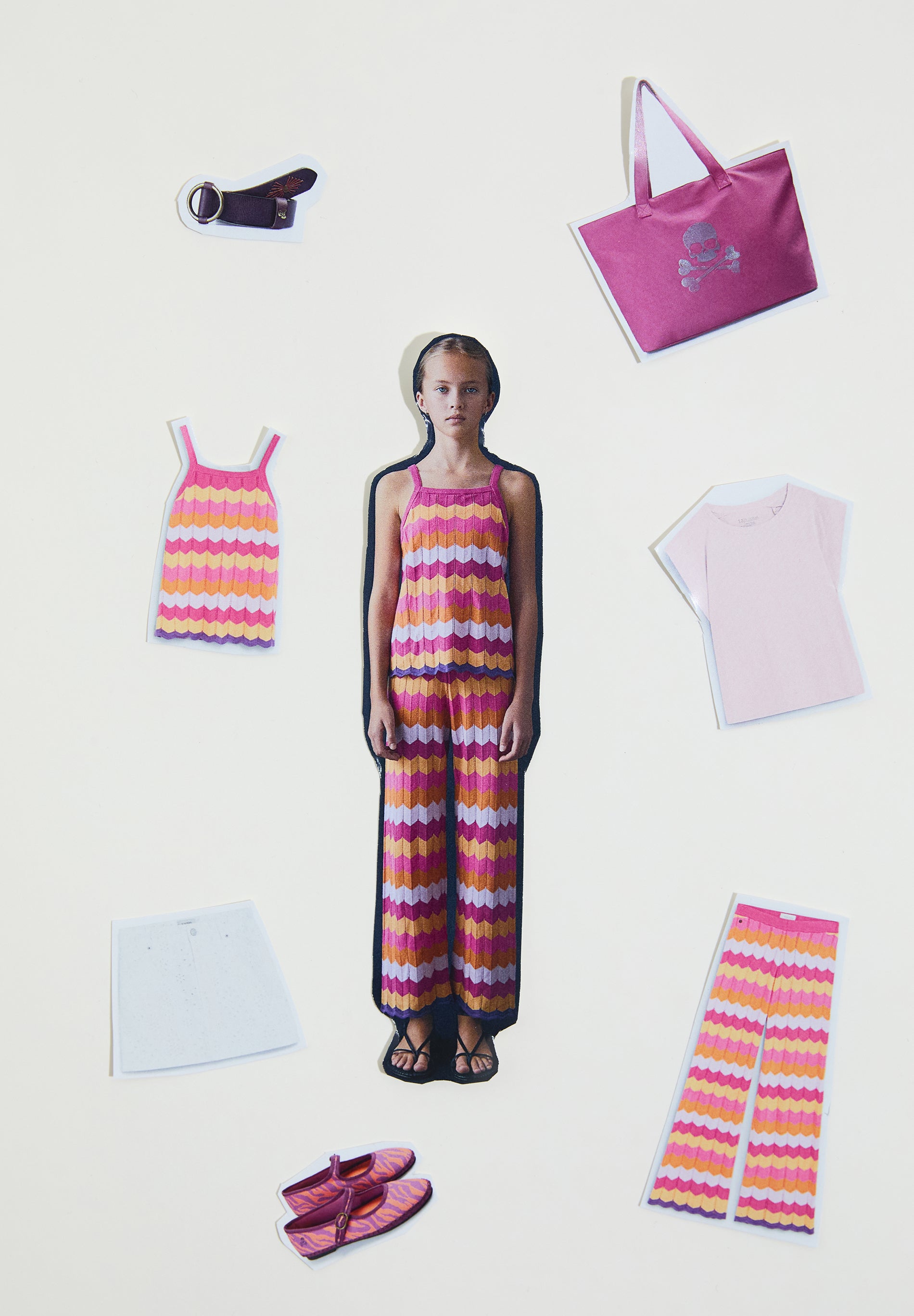 PANTALÓN PUNTO MULTICOLOR