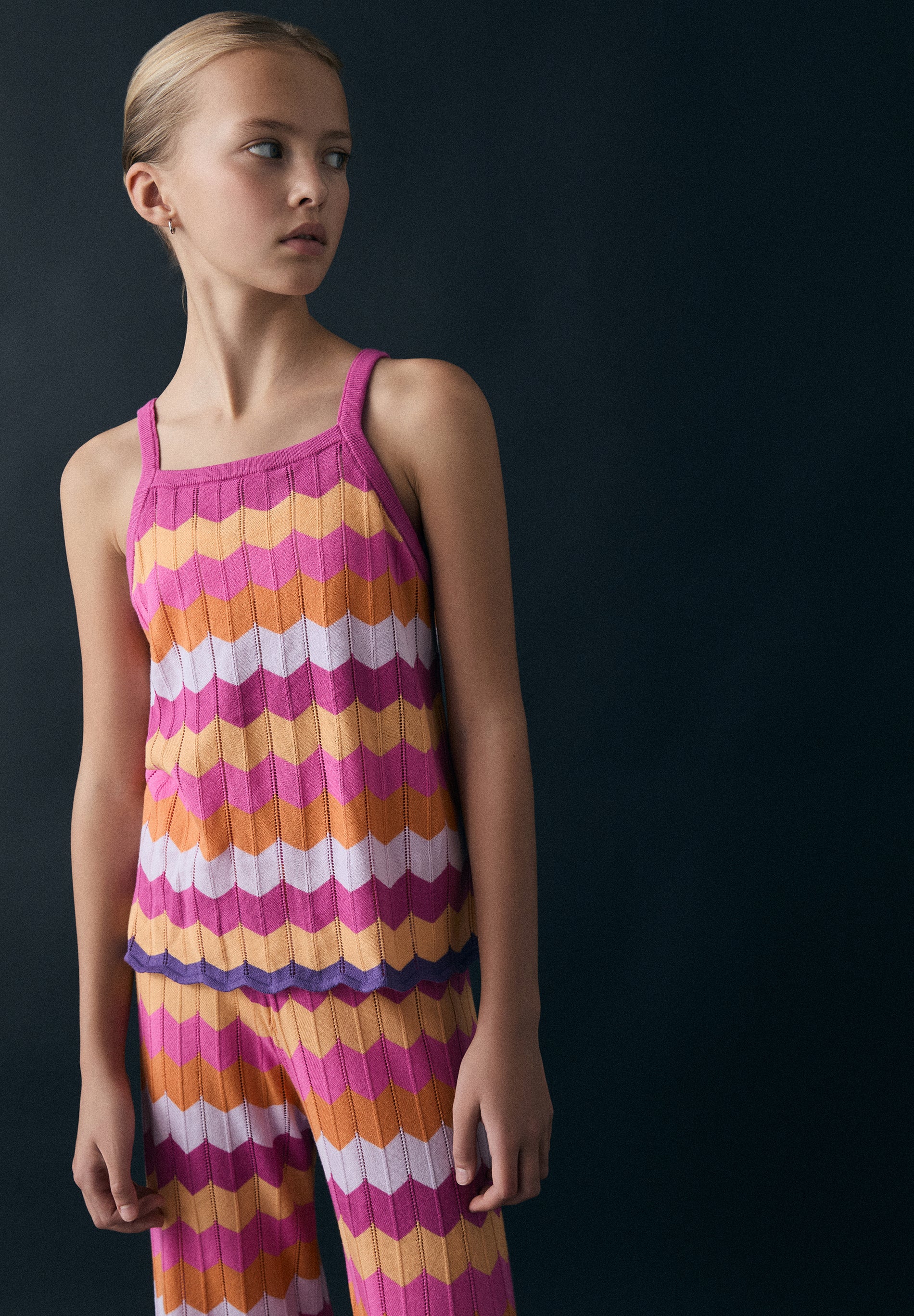 TOP PUNTO MULTICOLOR