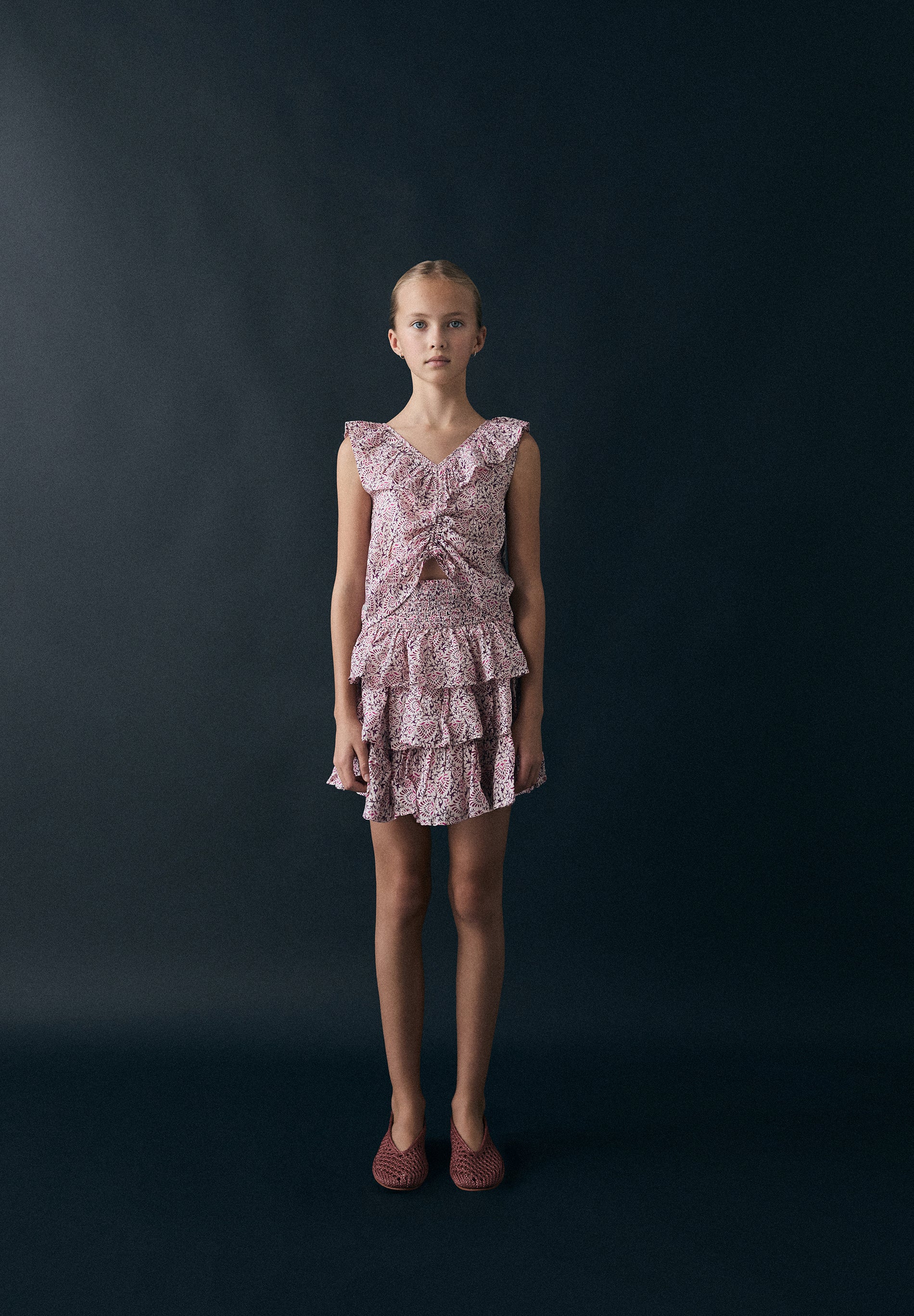 BLUSA FLUIDA ESTAMPADA