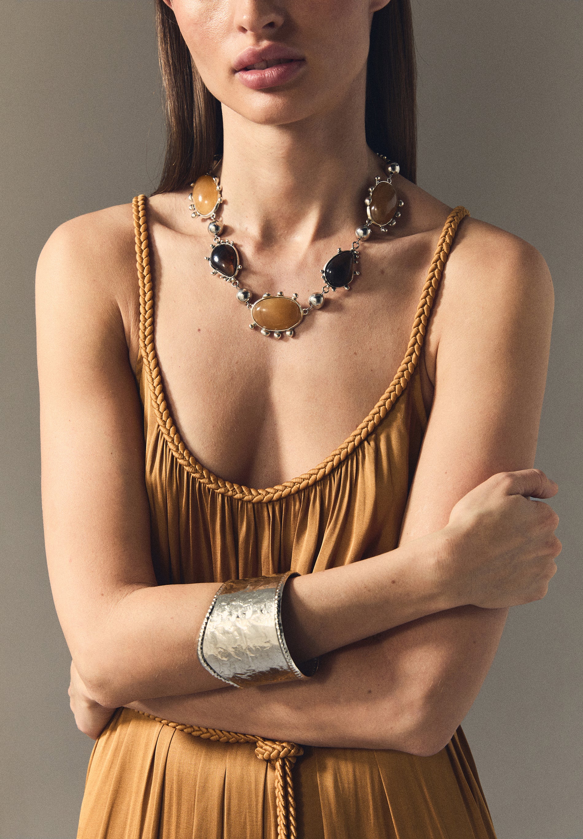 VESTIDO CINTURILLA TRENZADA