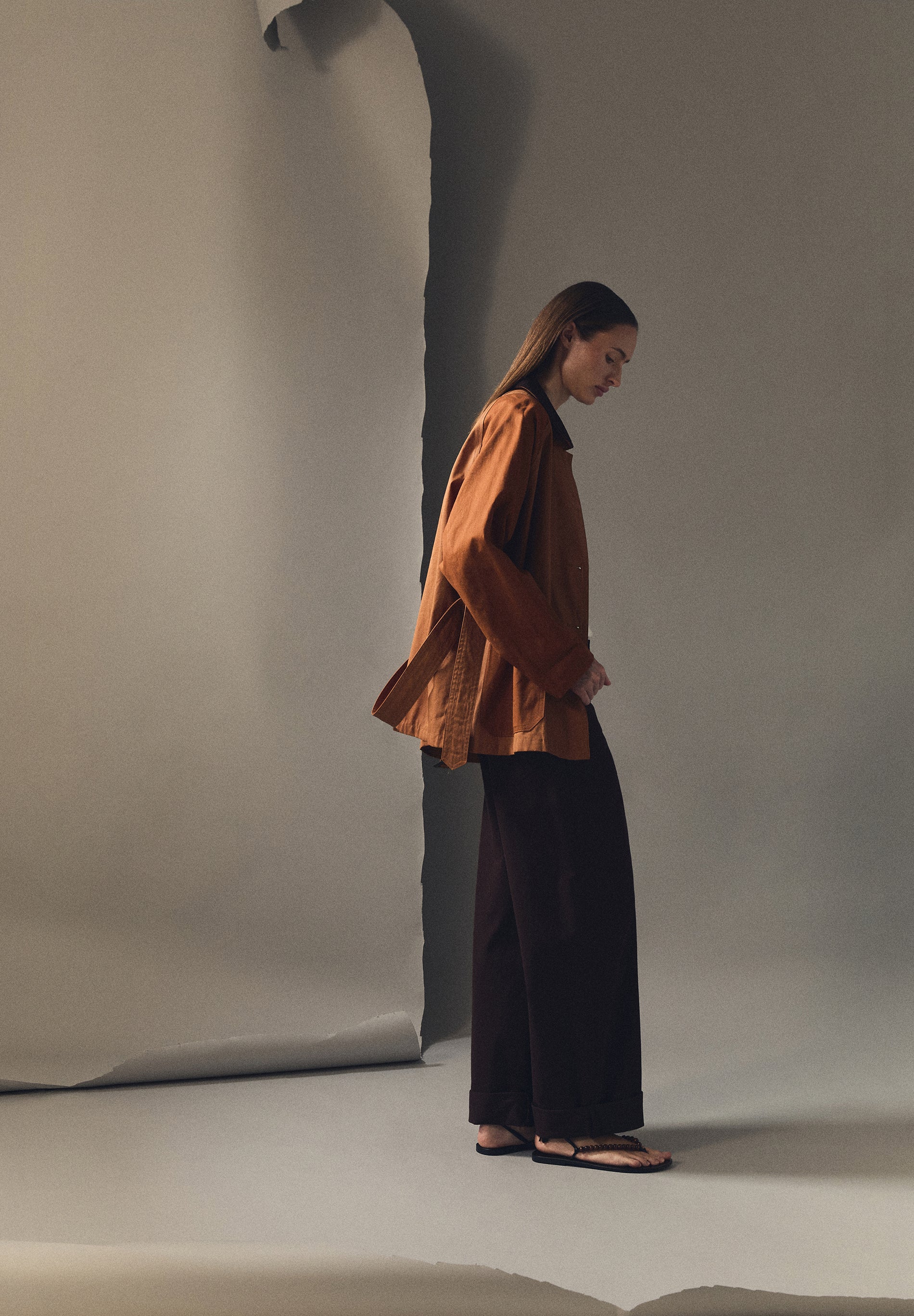 CHAQUETA ENCERADA BICOLOR