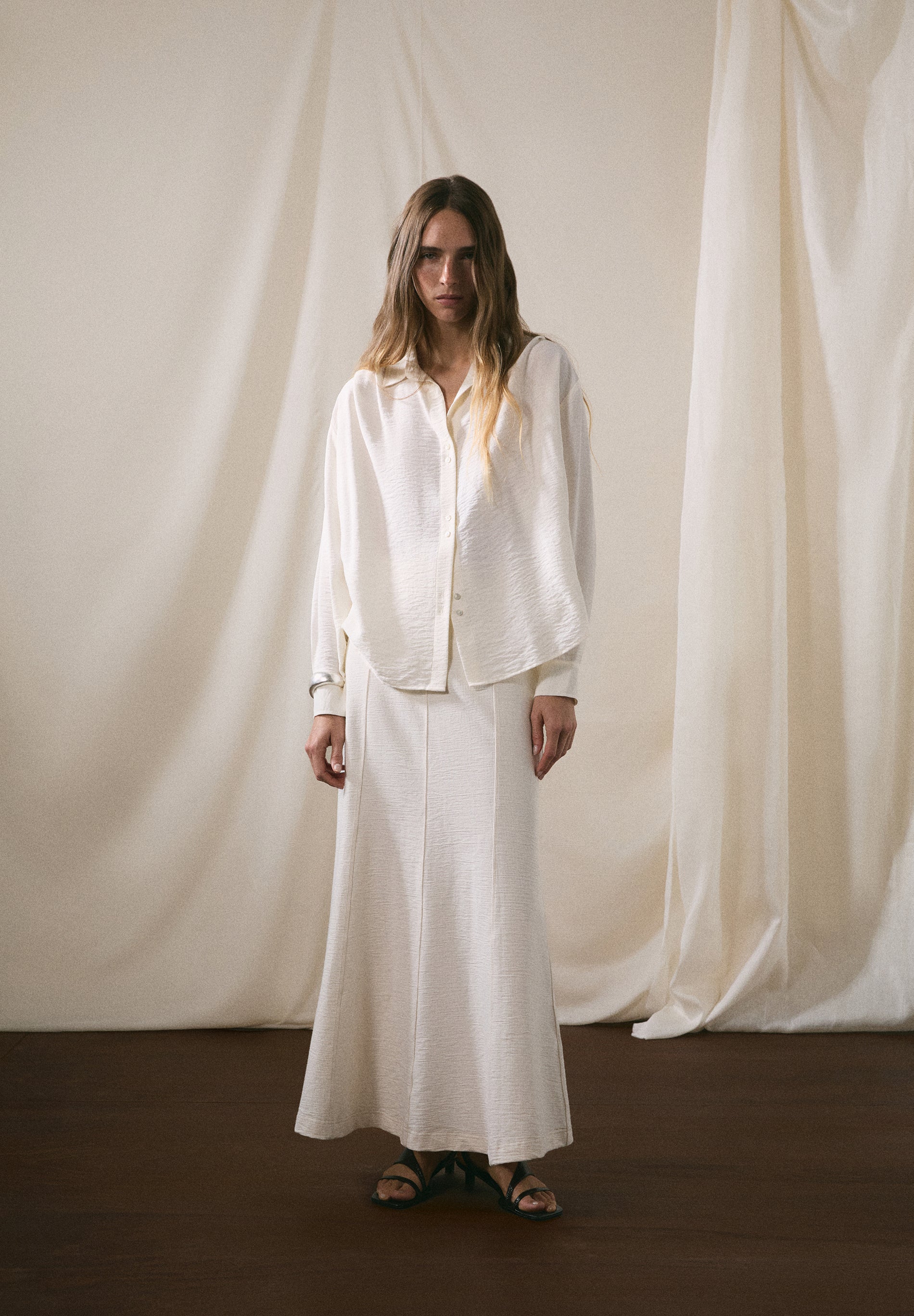 CAMISA FLUIDA PLIEGUES