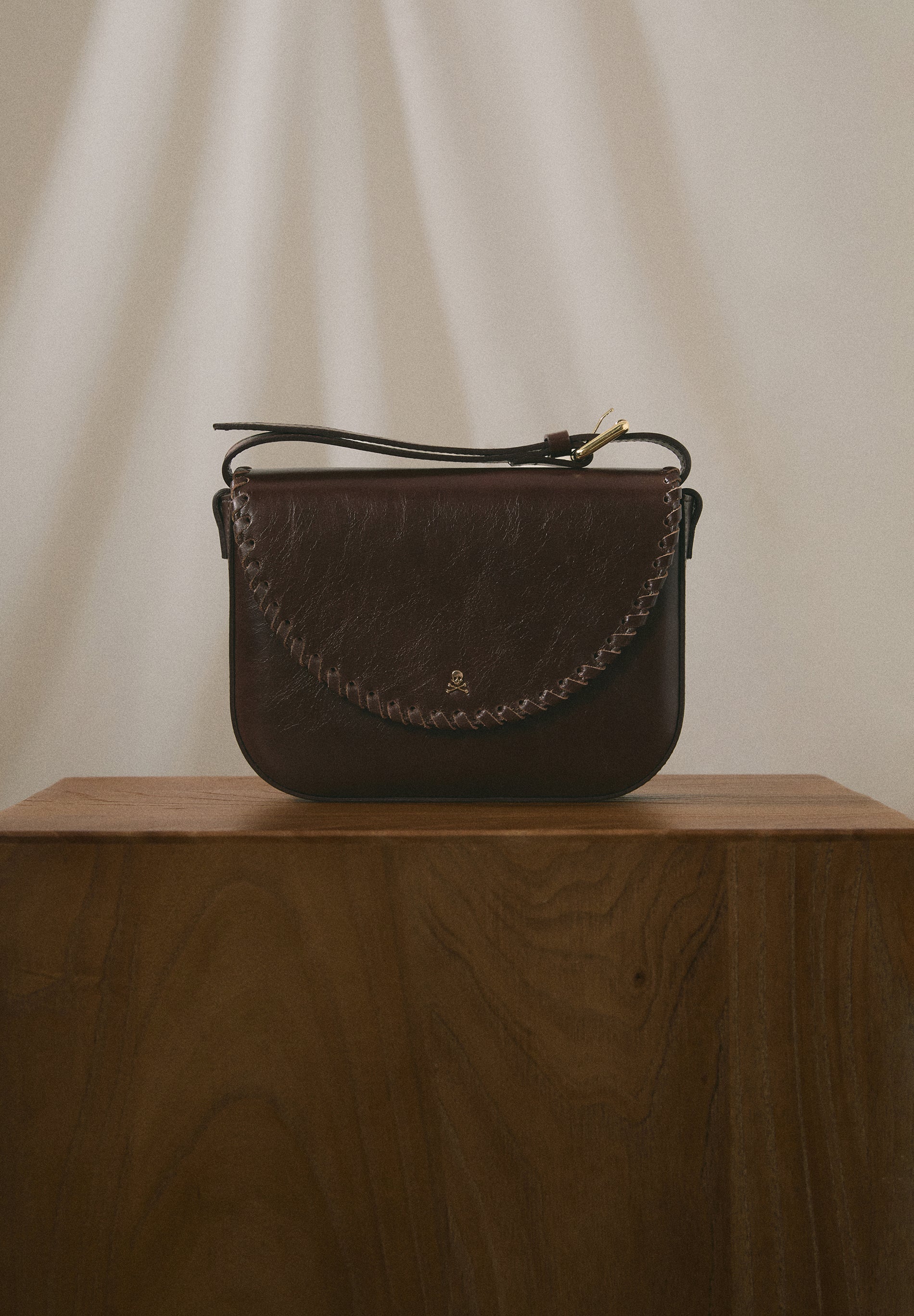 BOLSO BANDOLERA PIEL TRENZADA