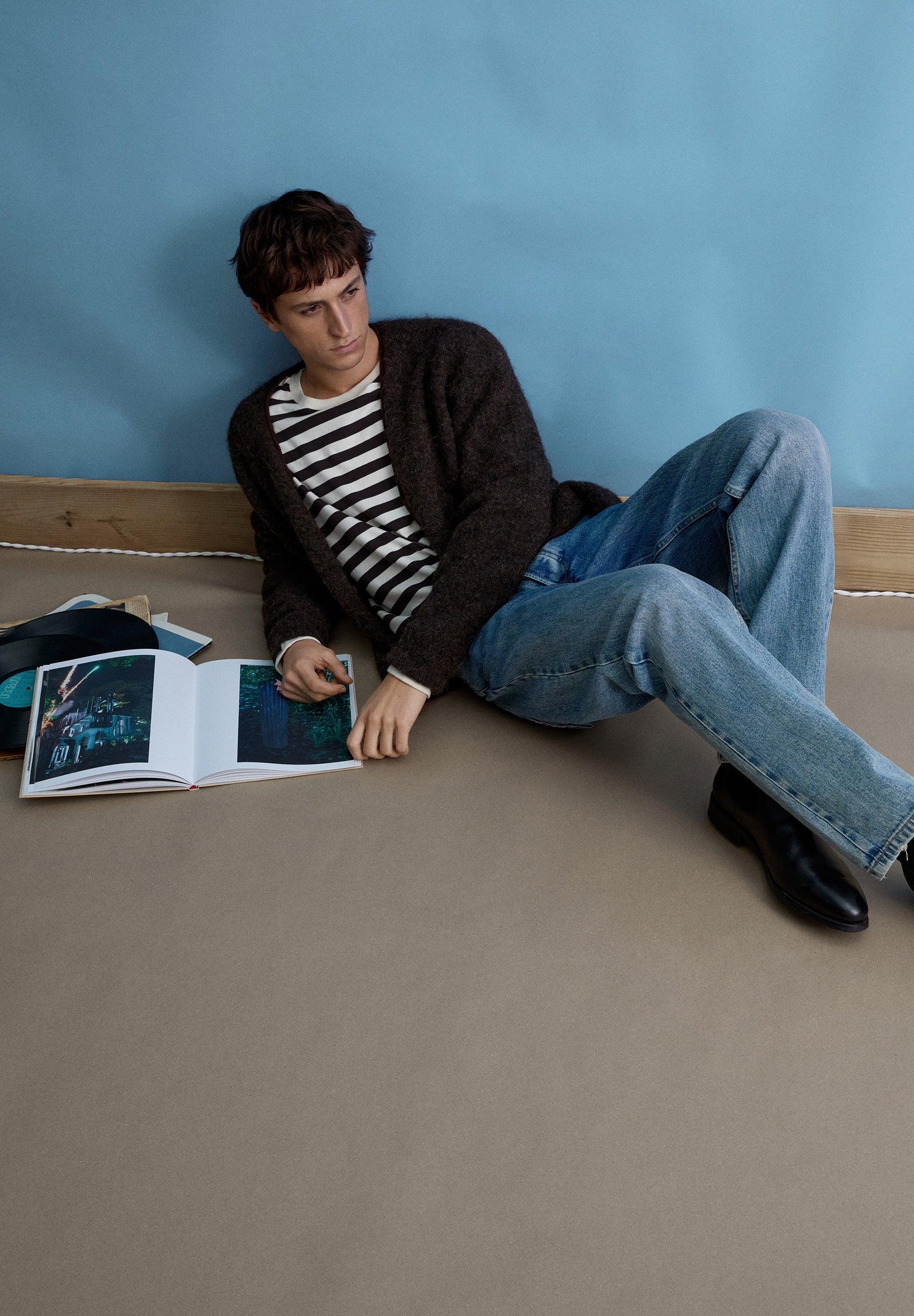 CARDIGAN CUELLO PICO ALPACA