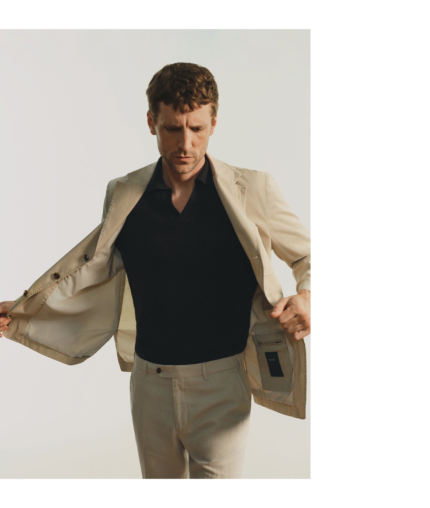 AMERICANA TRAJE LINO