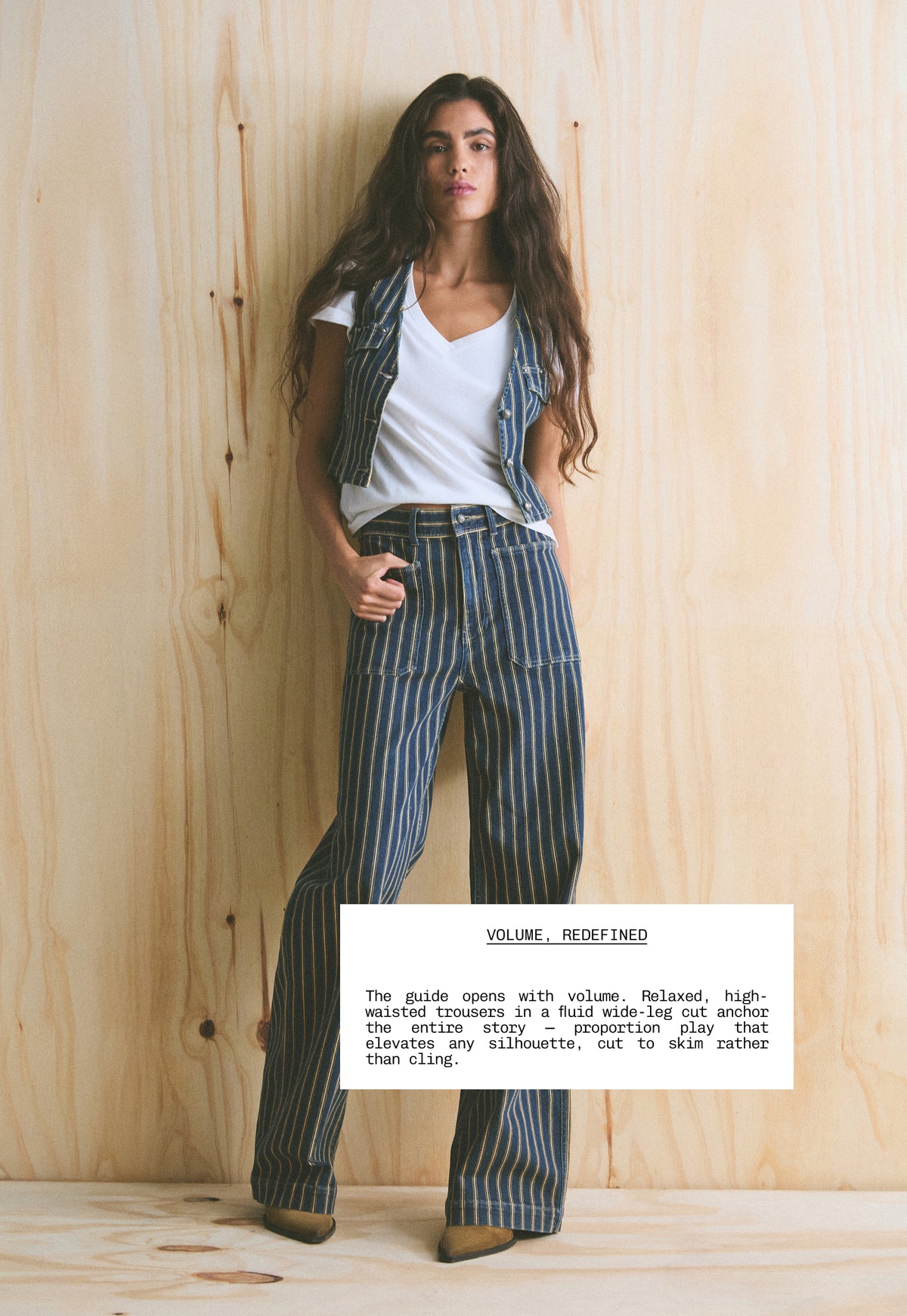 PANTALÓN DENIM RAYAS