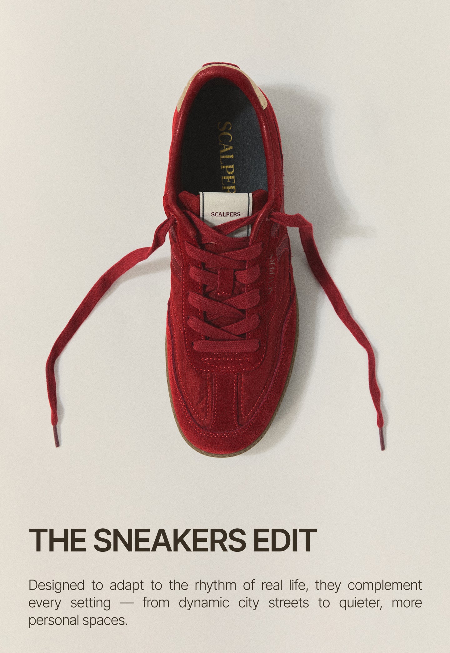 ZAPATILLA ANTE CON TALÓN METALIZADO