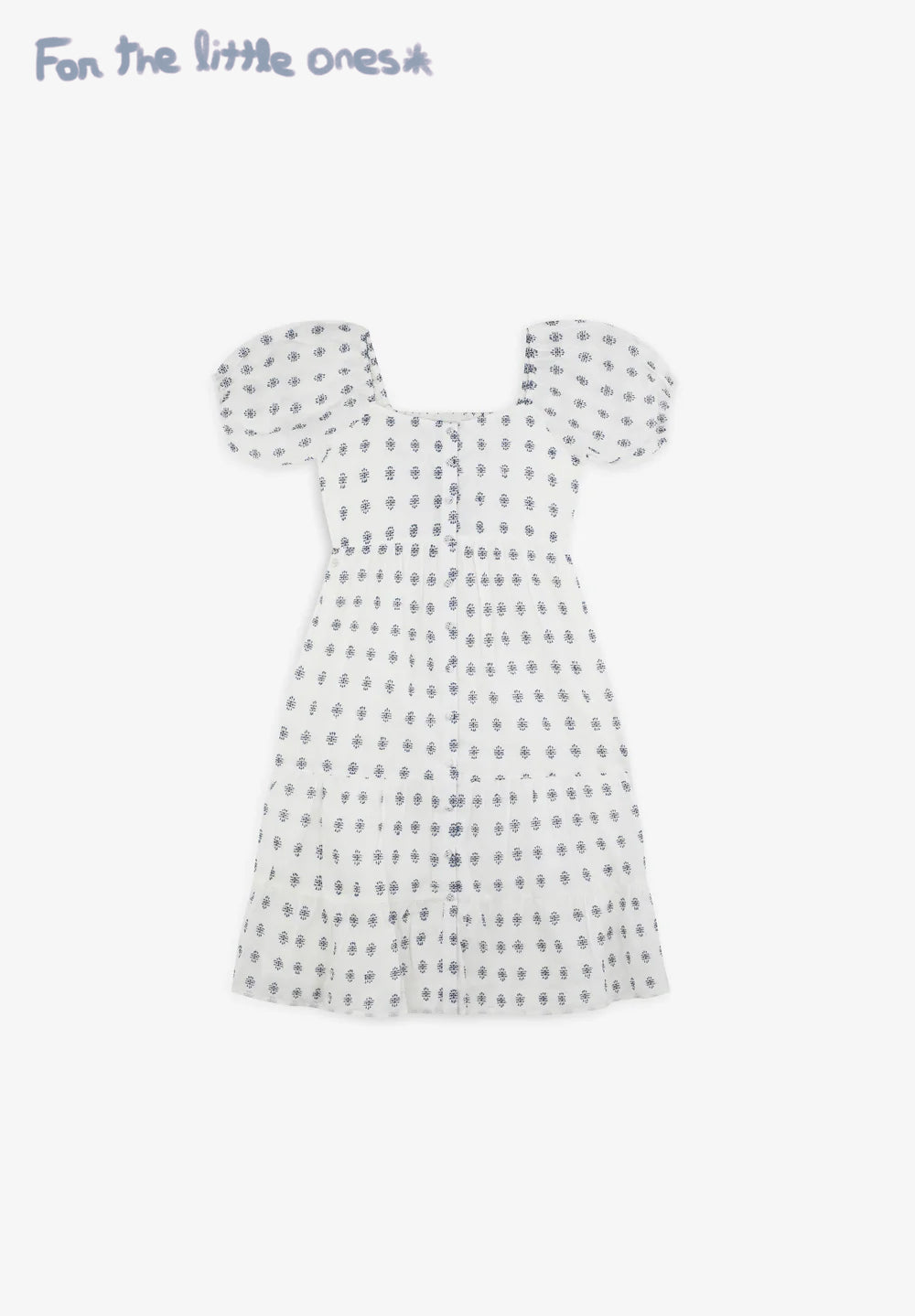 VESTIDO MIDI MANGAS ABULLONADAS