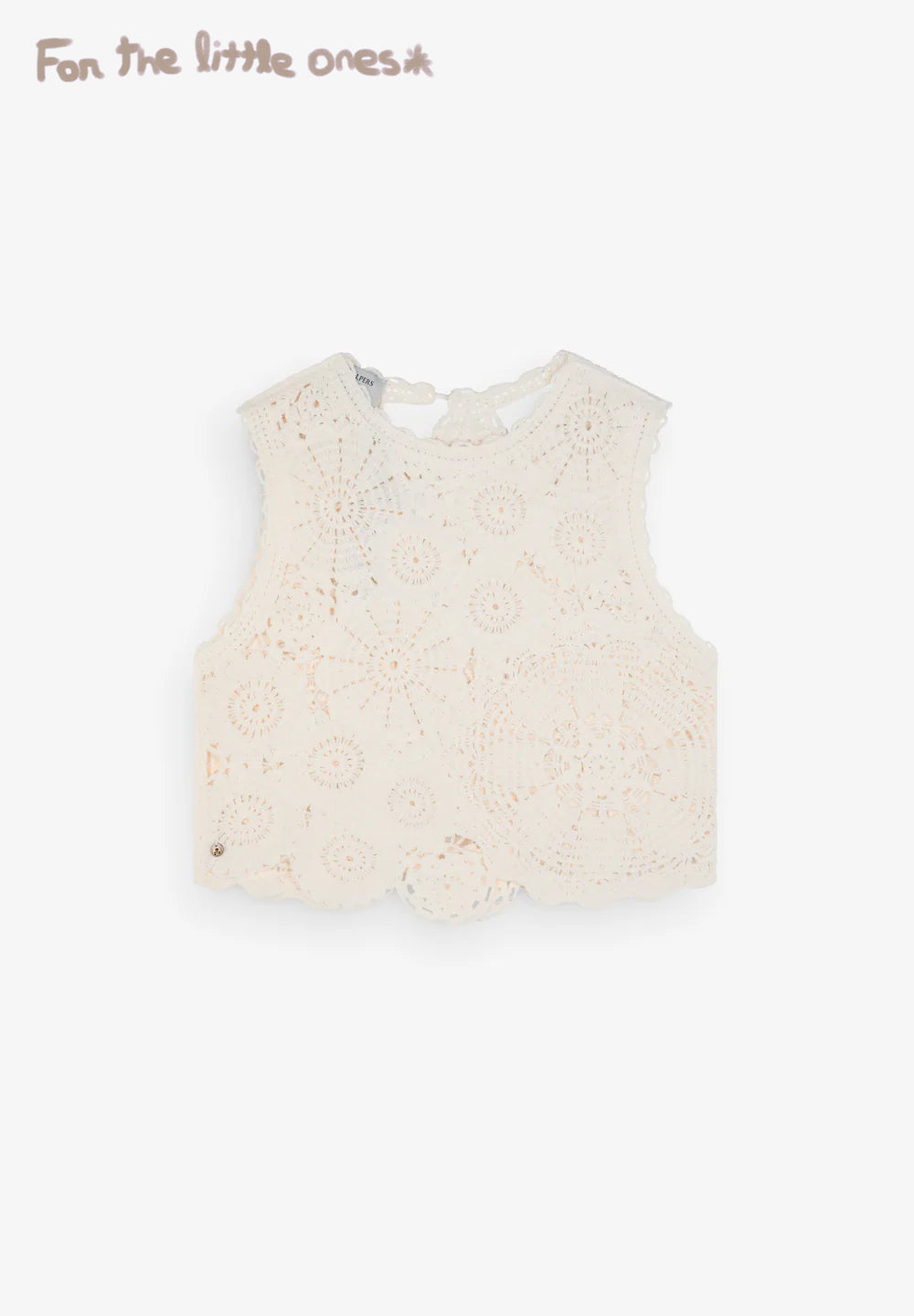 TOP CROCHET FLORES