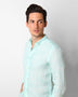 WAVES LINEN SHIRT WATER