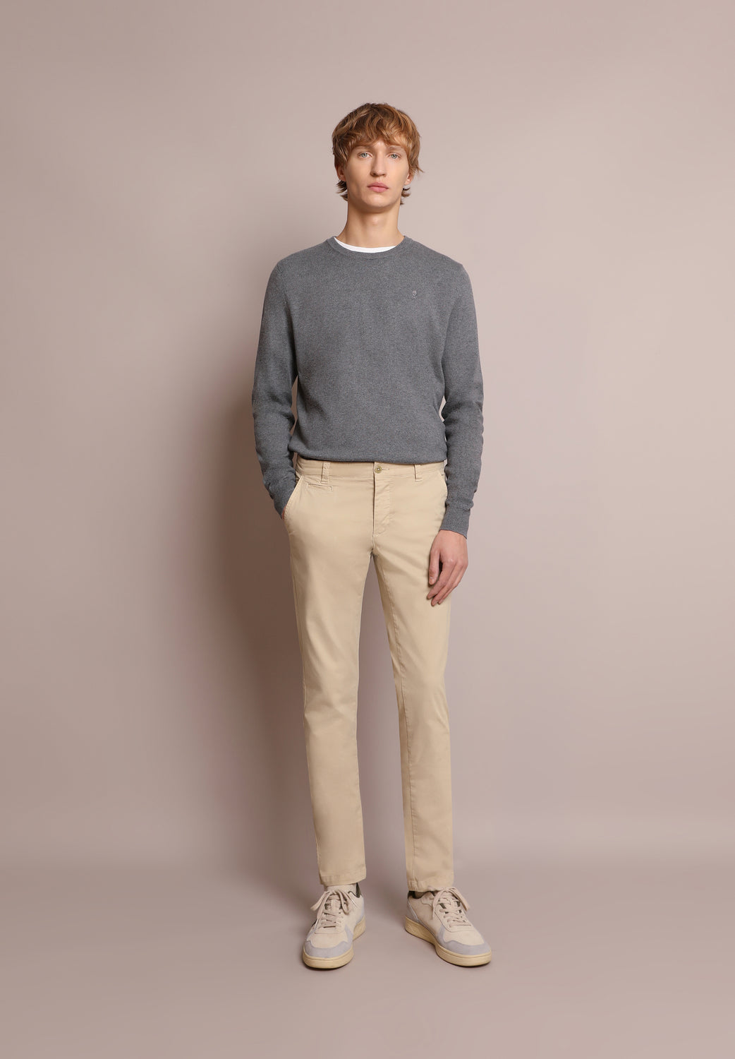 Pantalón Chino Pantalon Hombre Mayor PANTALÓN VESTIR ELÁSTICO EN