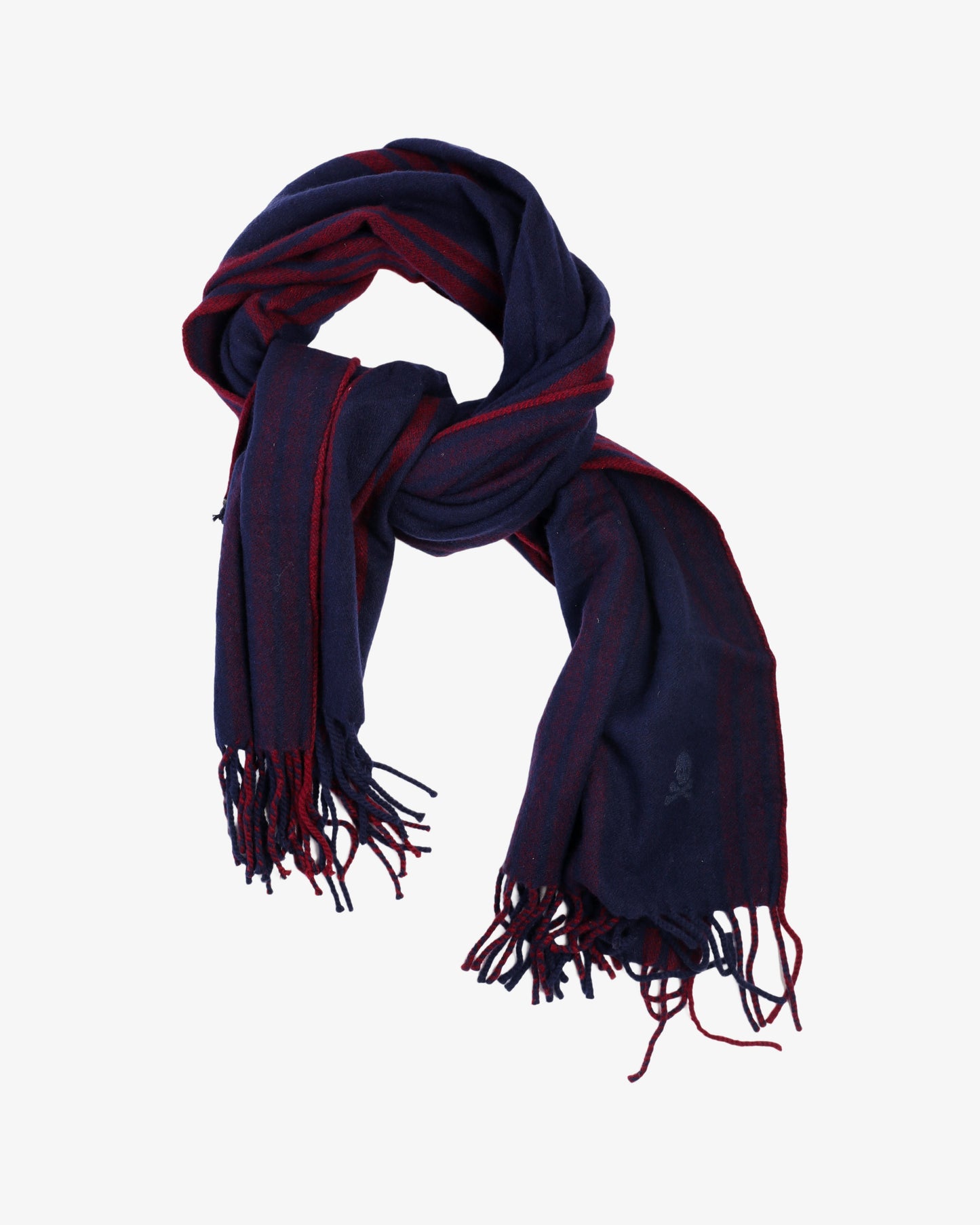 STRIPES SCARF NAVY