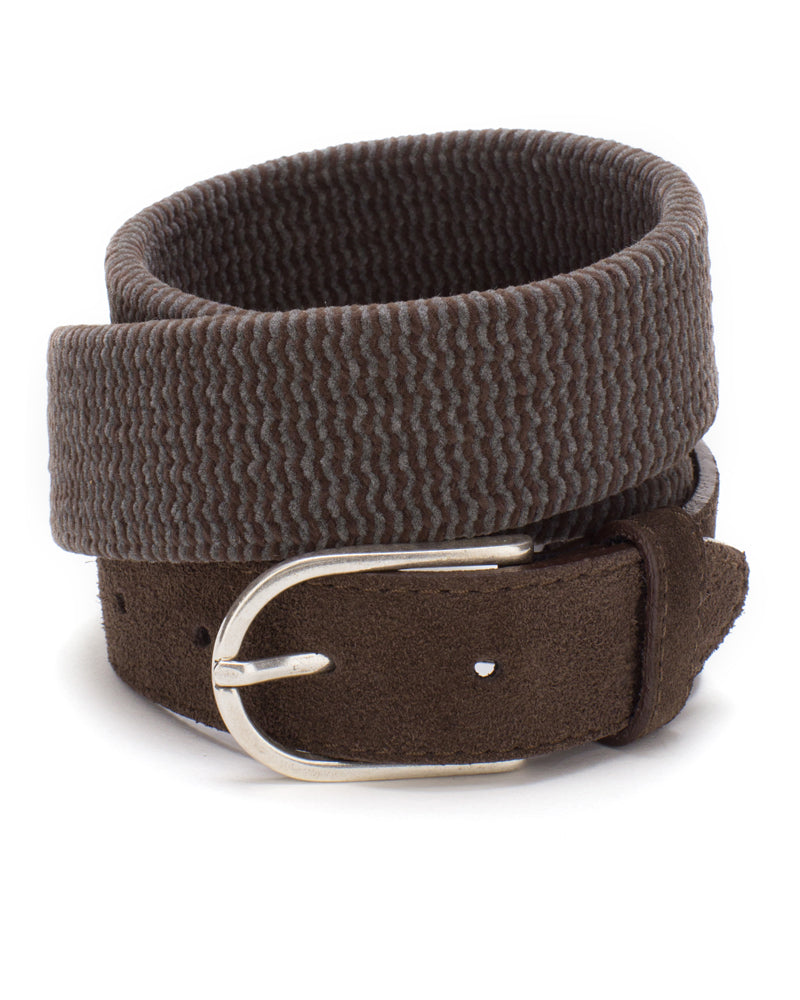 VELVET BELT BROWN