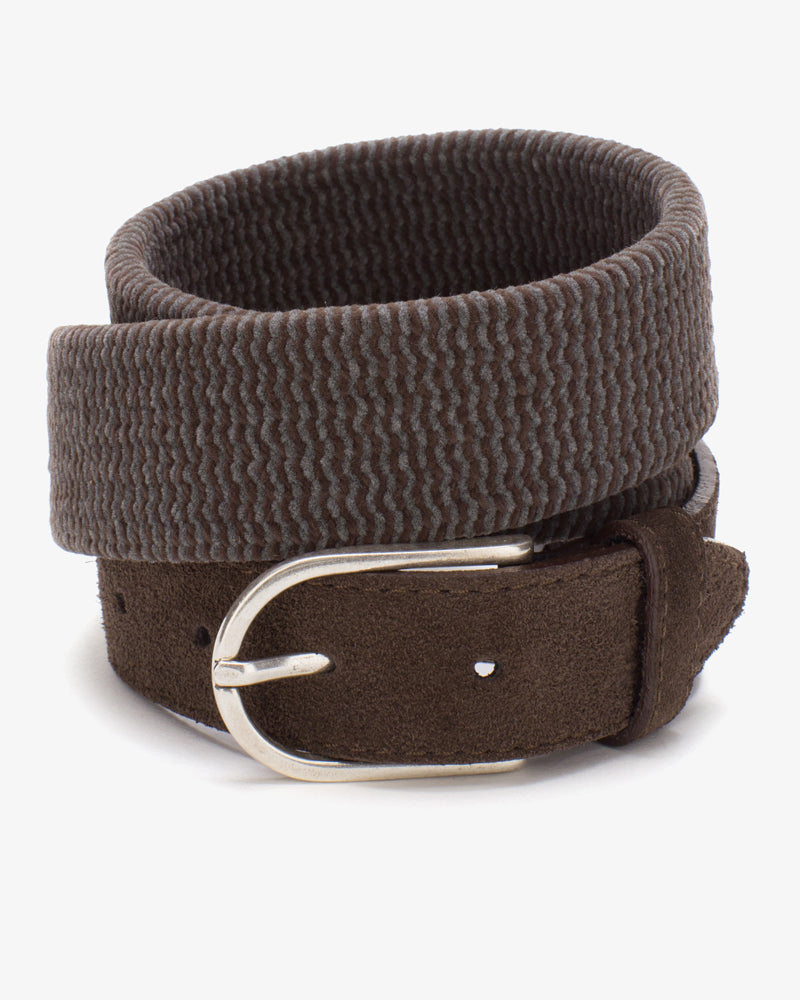 VELVET BELT BROWN