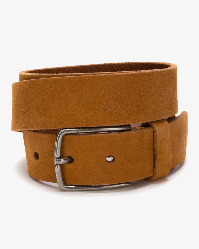 SKULL BELT MUSTARD