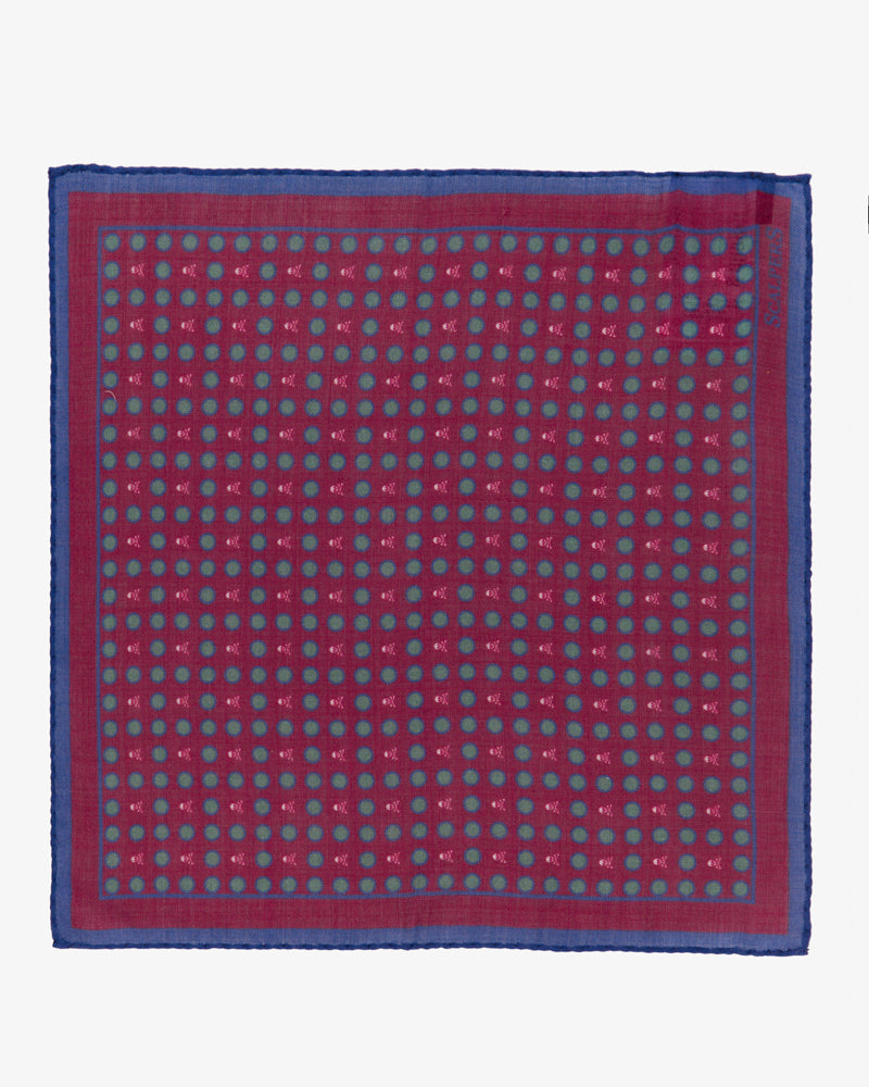 SKULL SQUARE POCHETTE