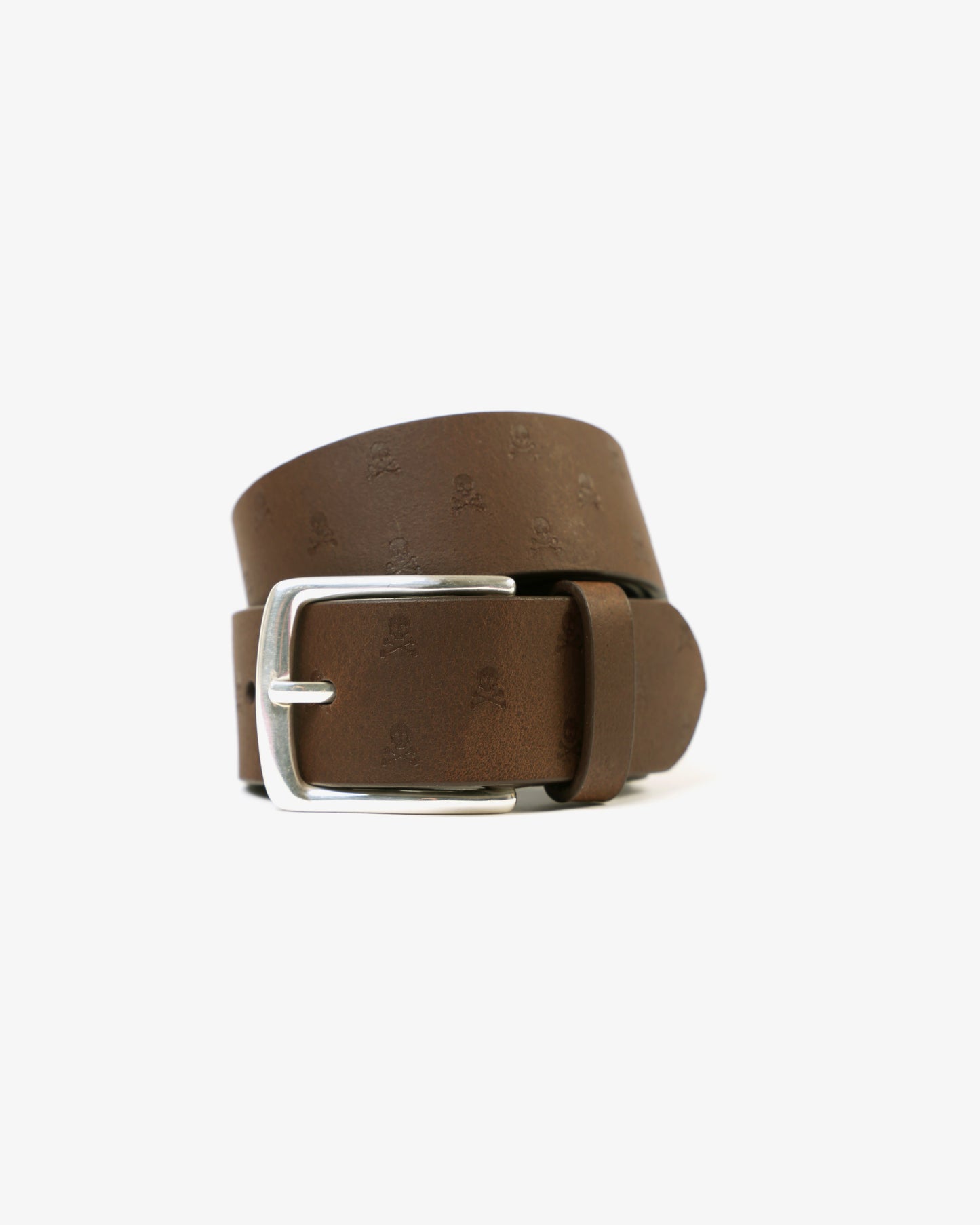 SKULL LEATHER BELT