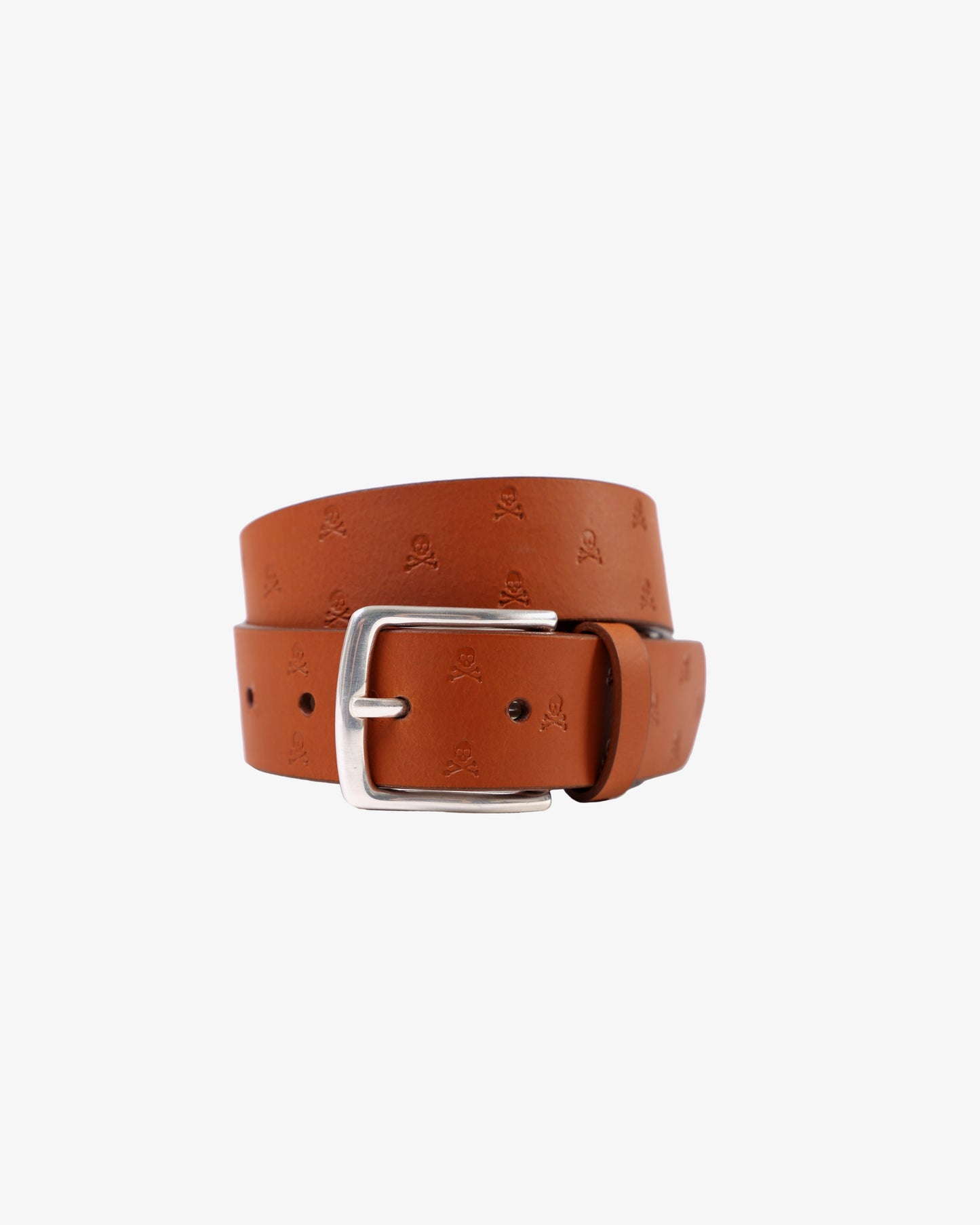 SKULL LEATHER BELT