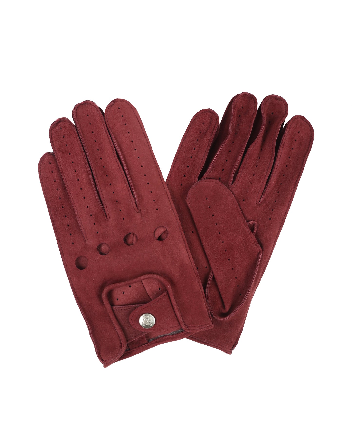 RIDER SUEDE GLOVE BURGUNDY