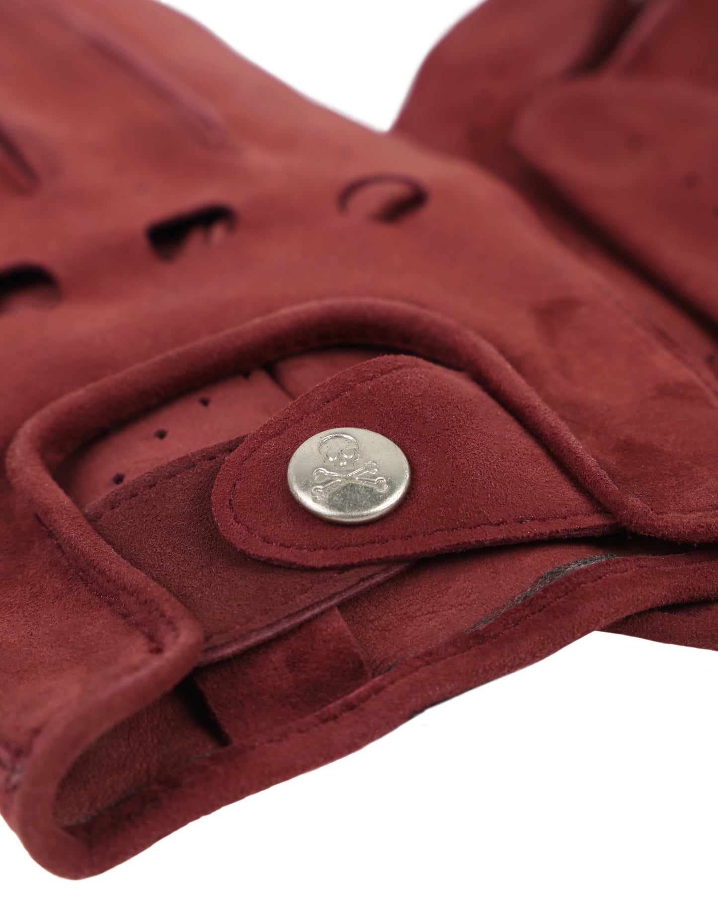 RIDER SUEDE GLOVE BURGUNDY