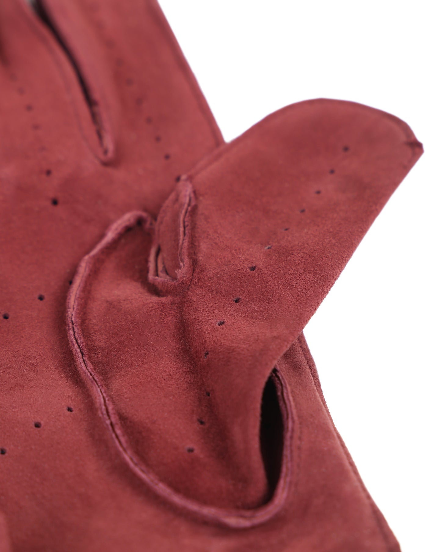 RIDER SUEDE GLOVE BURGUNDY