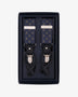 SKULL SUSPENDERS BROWN