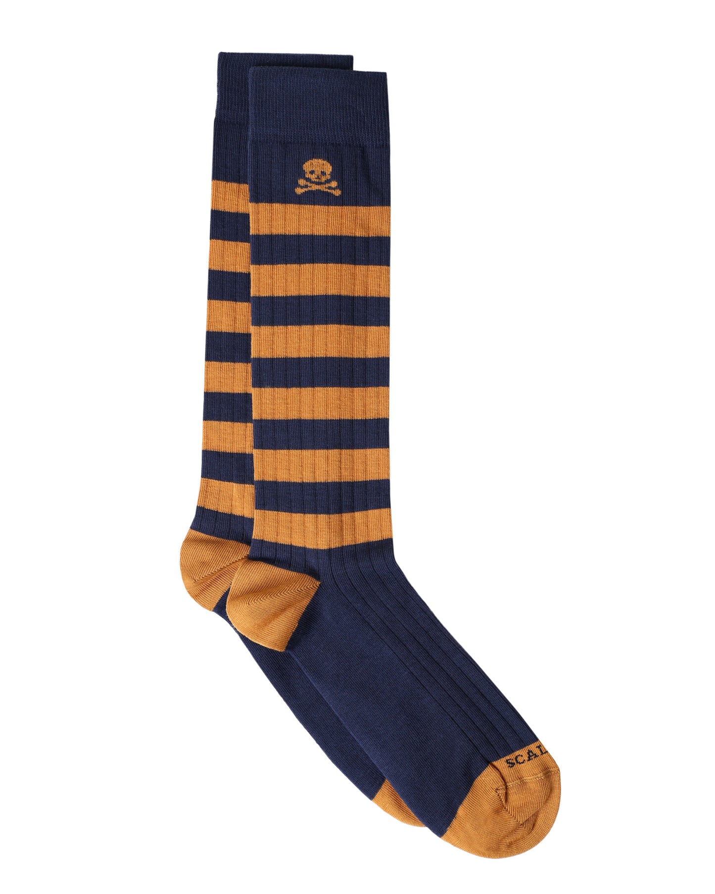 RUGBY SOCKS SKULL OCHRE