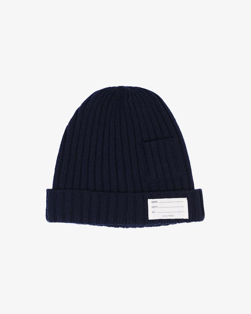 SMALL POCKET HAT NAVY MELANGE