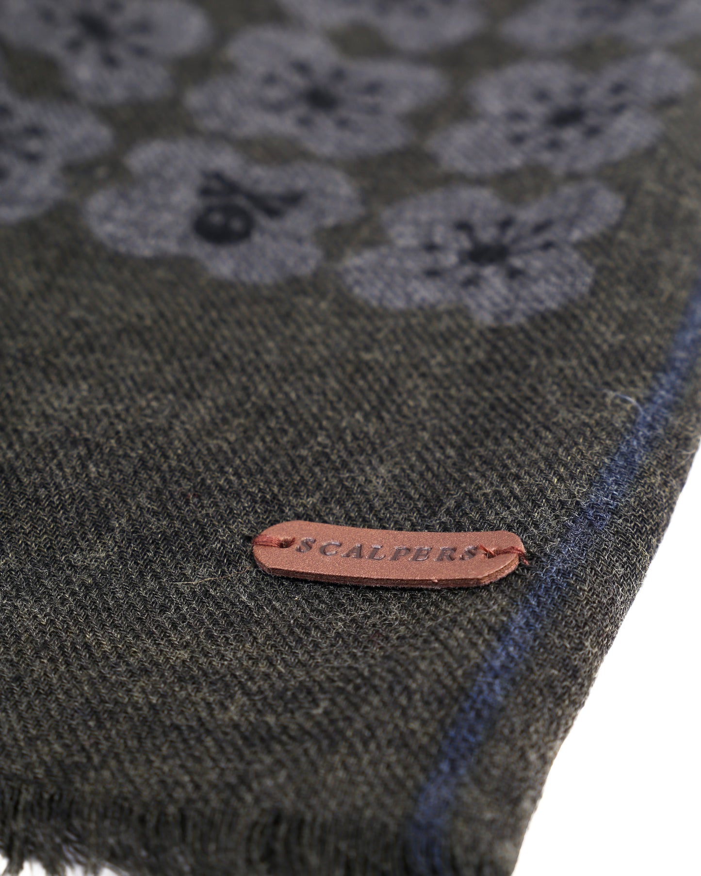 TALE SKULL PASHMINA GREEN/GREY