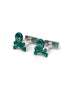 SKULL CUFFLINK ESMALTADO GREEN