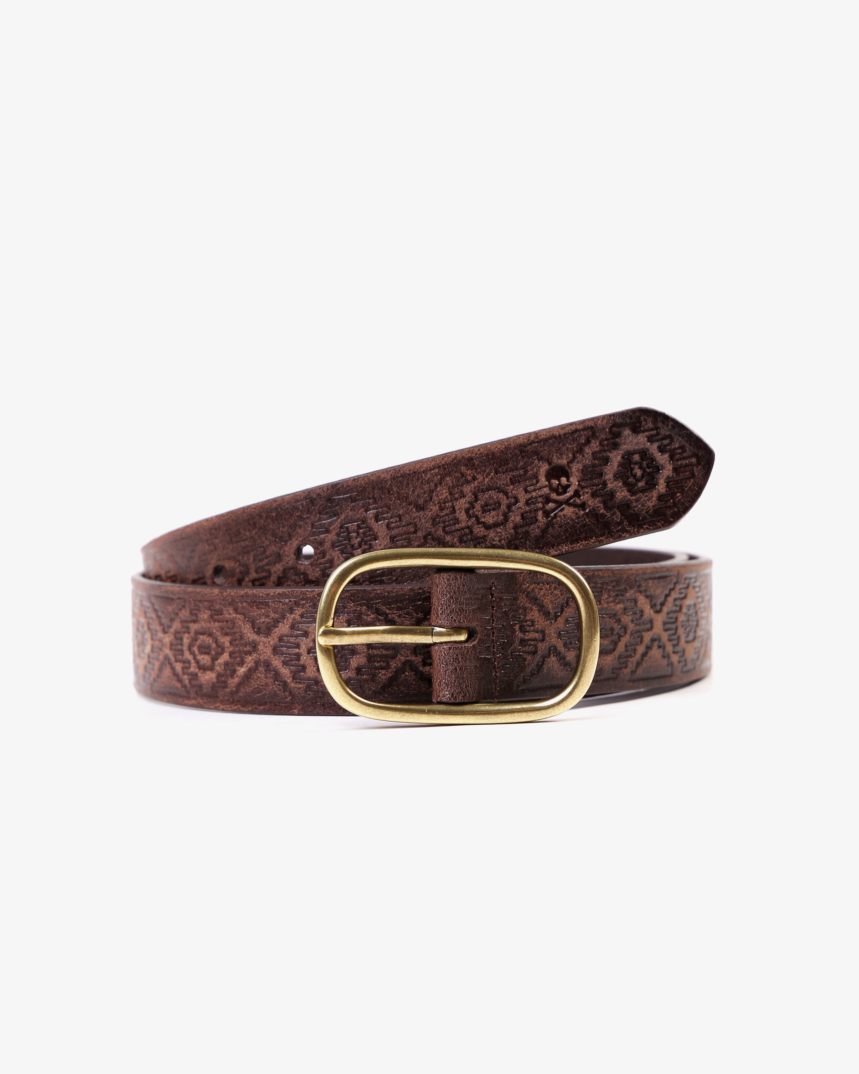 TRIBE BELT BROWN