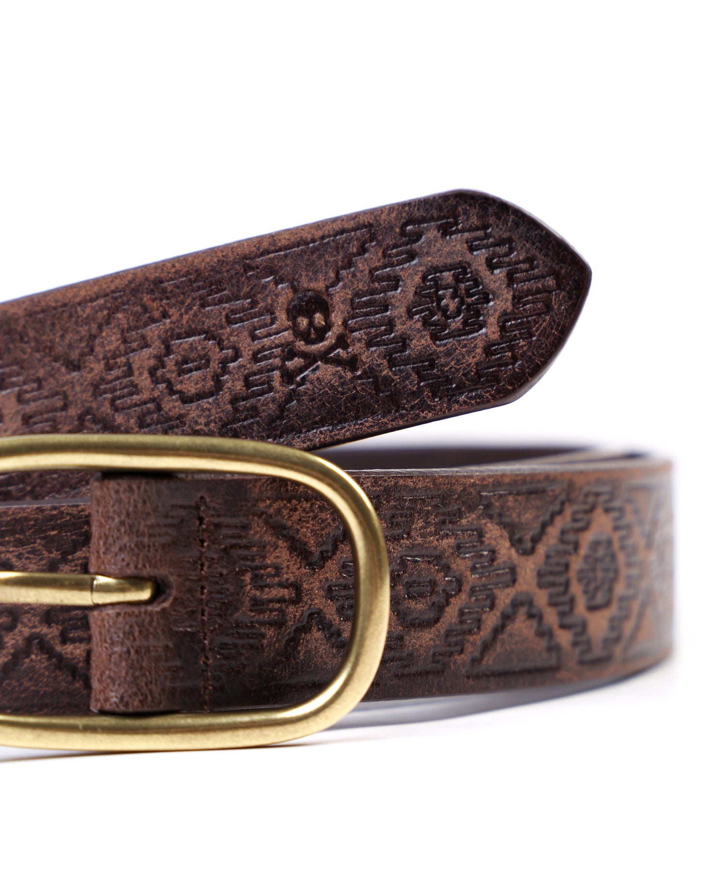 TRIBE BELT BROWN