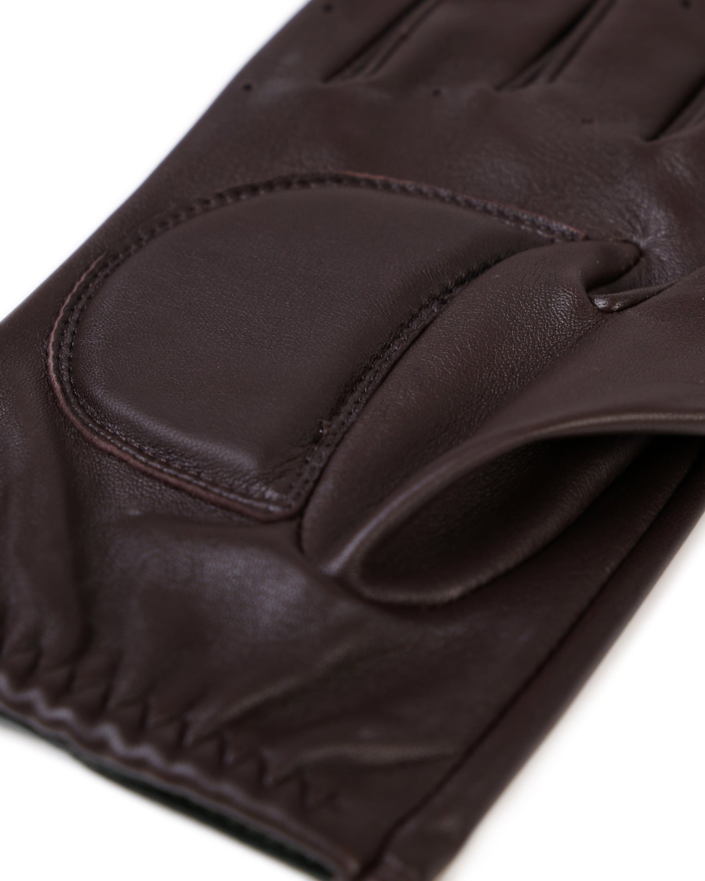 BIKER GLOVE DARK BROWN