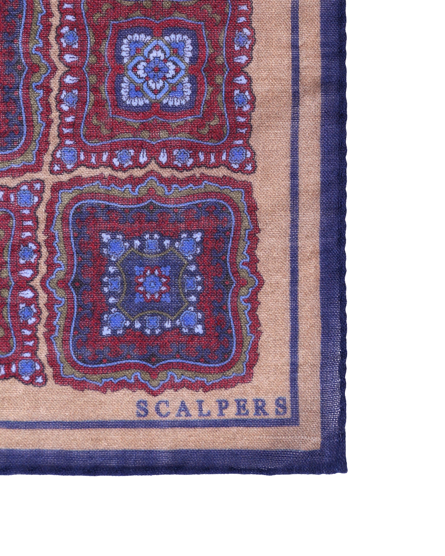 SQUARE FLOWER POCHETTE TAUPE