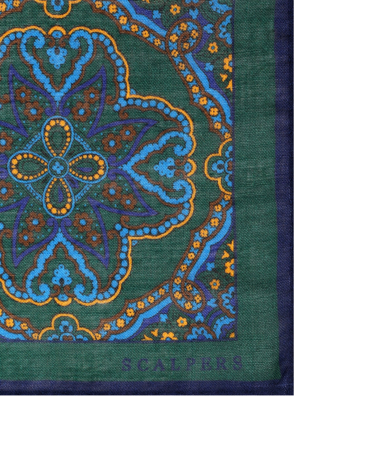 TILE FLOWER POCHETTE GREEN