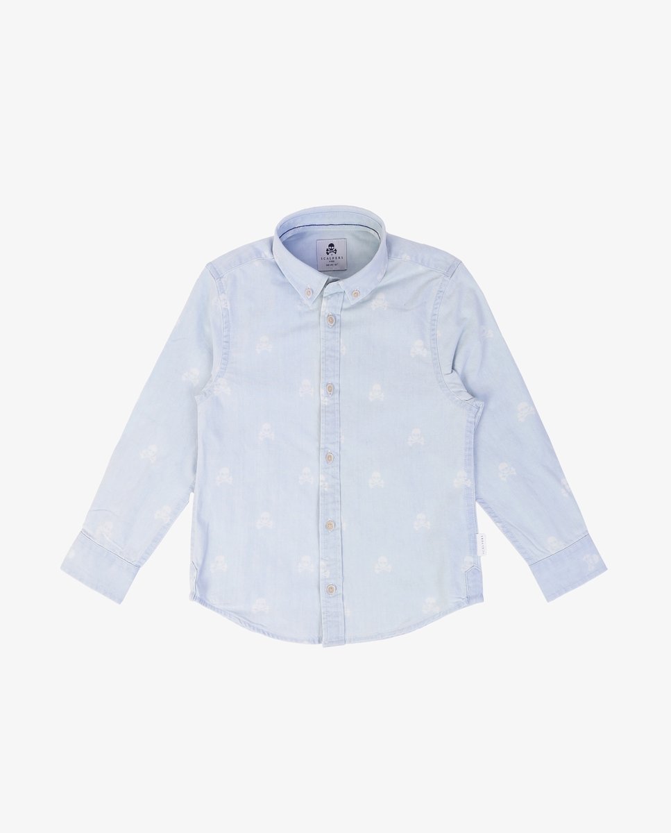 BD DENIM SKULL FANTASY SHIRT KIDS
