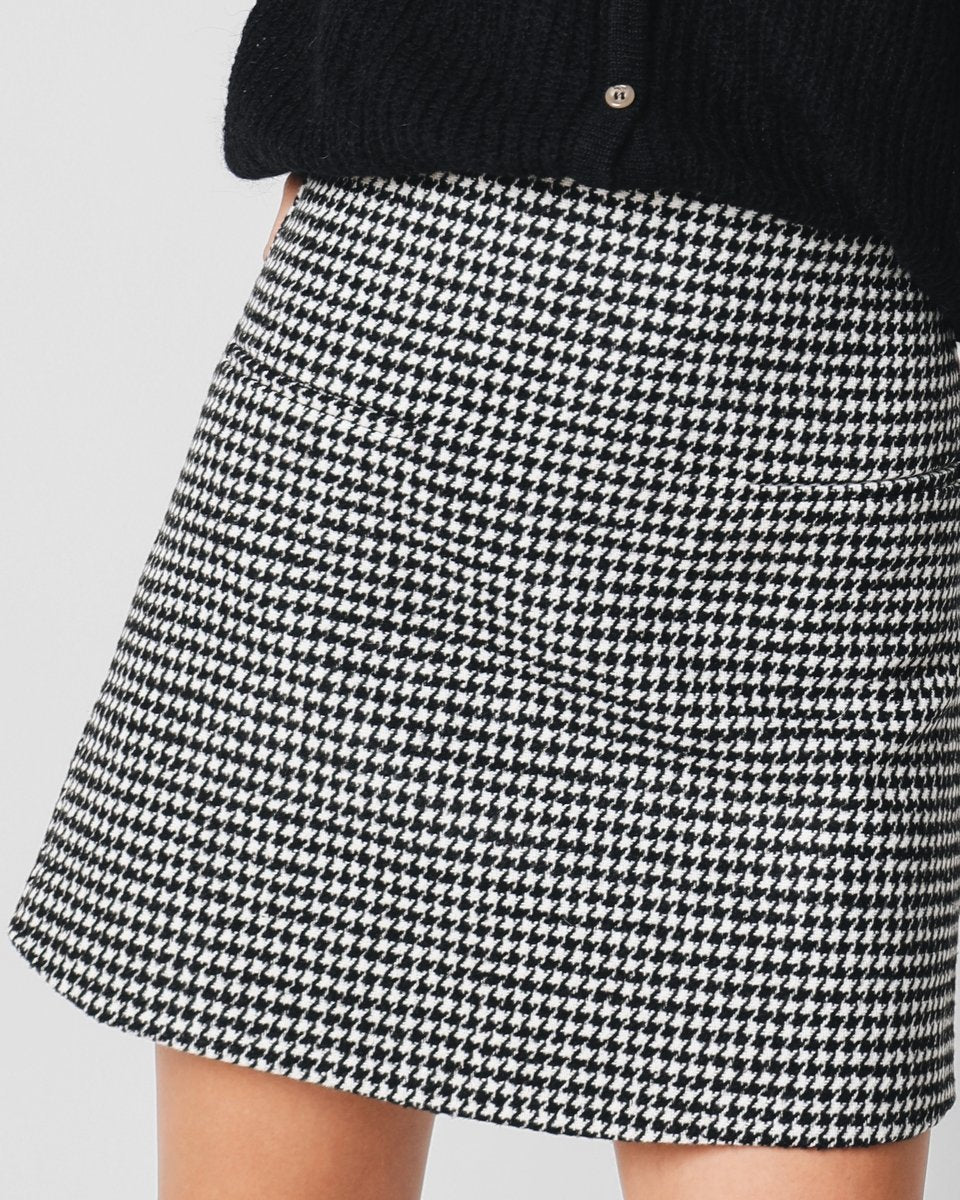 FALDA MINI PAREO PATA DE GALLO - Scalpers