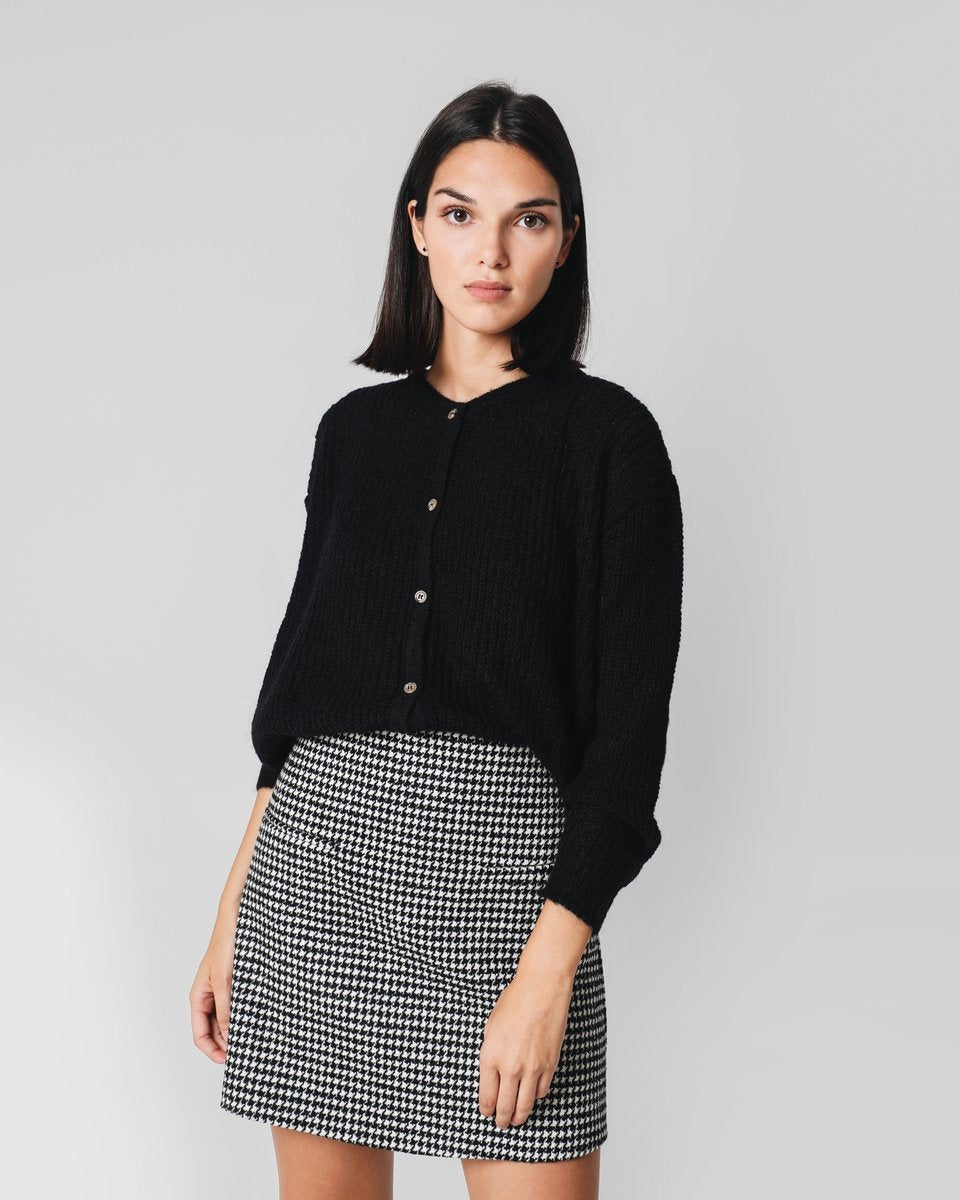 FALDA MINI PAREO PATA DE GALLO